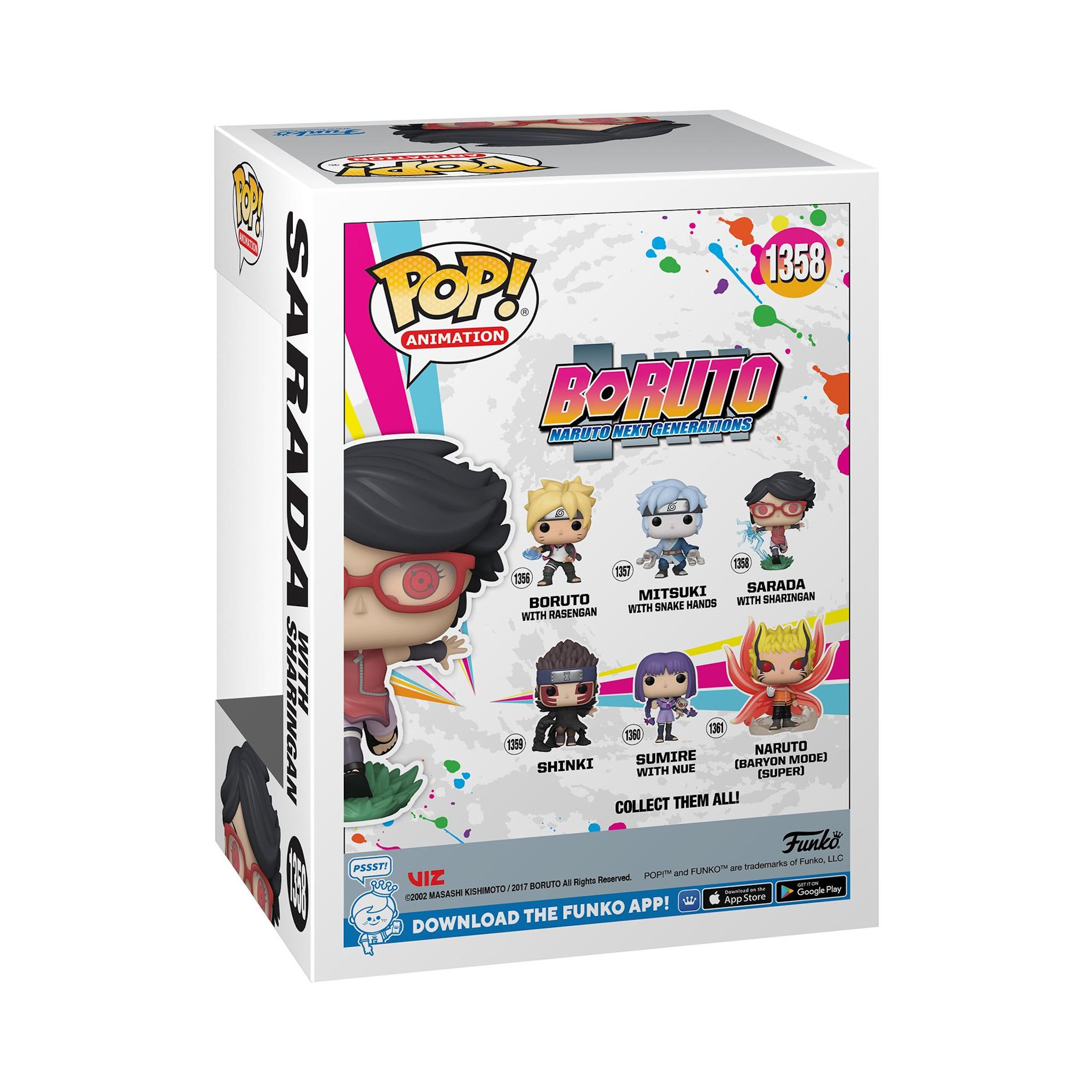 Voir la diapositive 3 : FUNKO Figurine Pop Animation Boruto Sarada with Sharingan