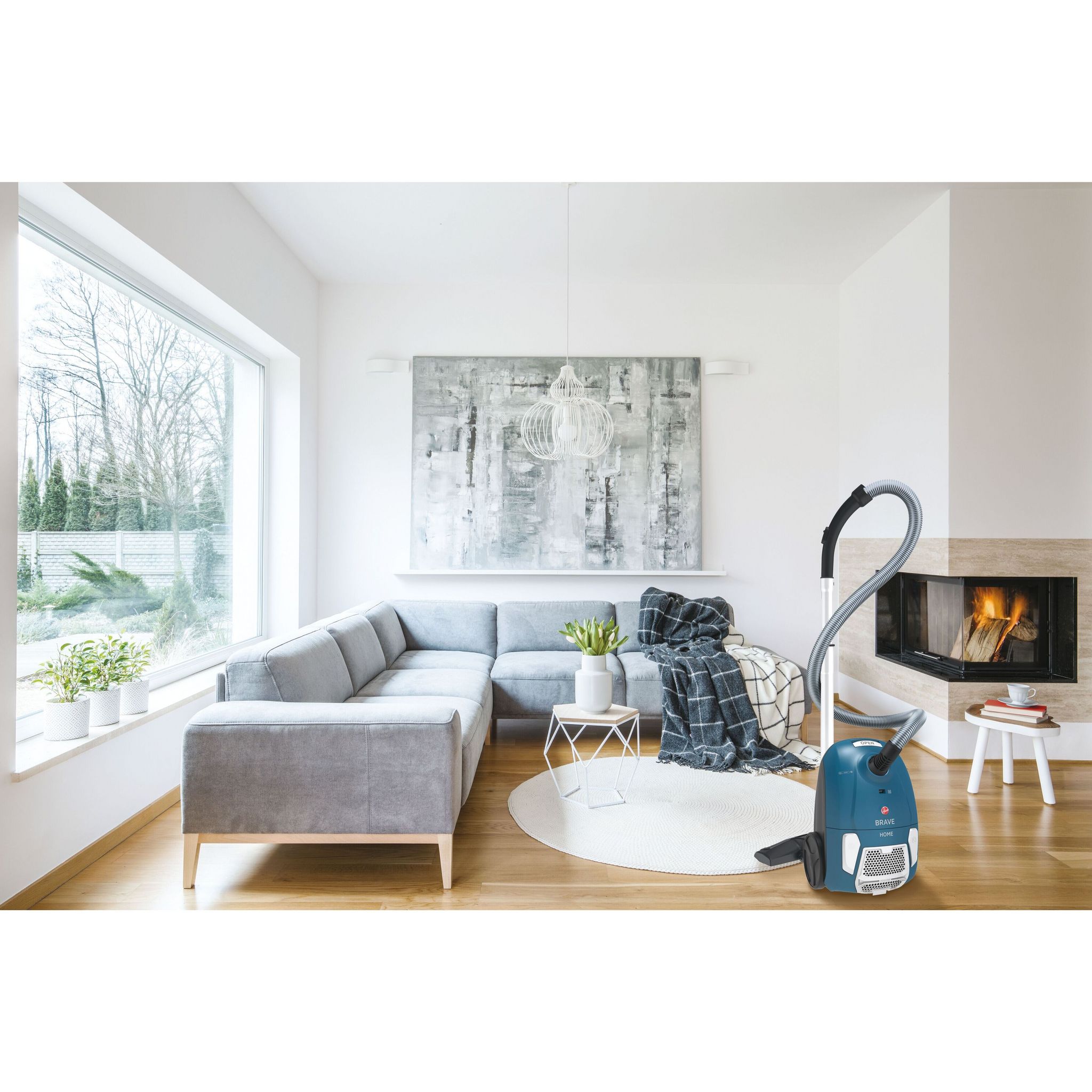 Voir la diapositive 7 : HOOVER Aspirateur traîneau avec sac BV50HM - Bleu