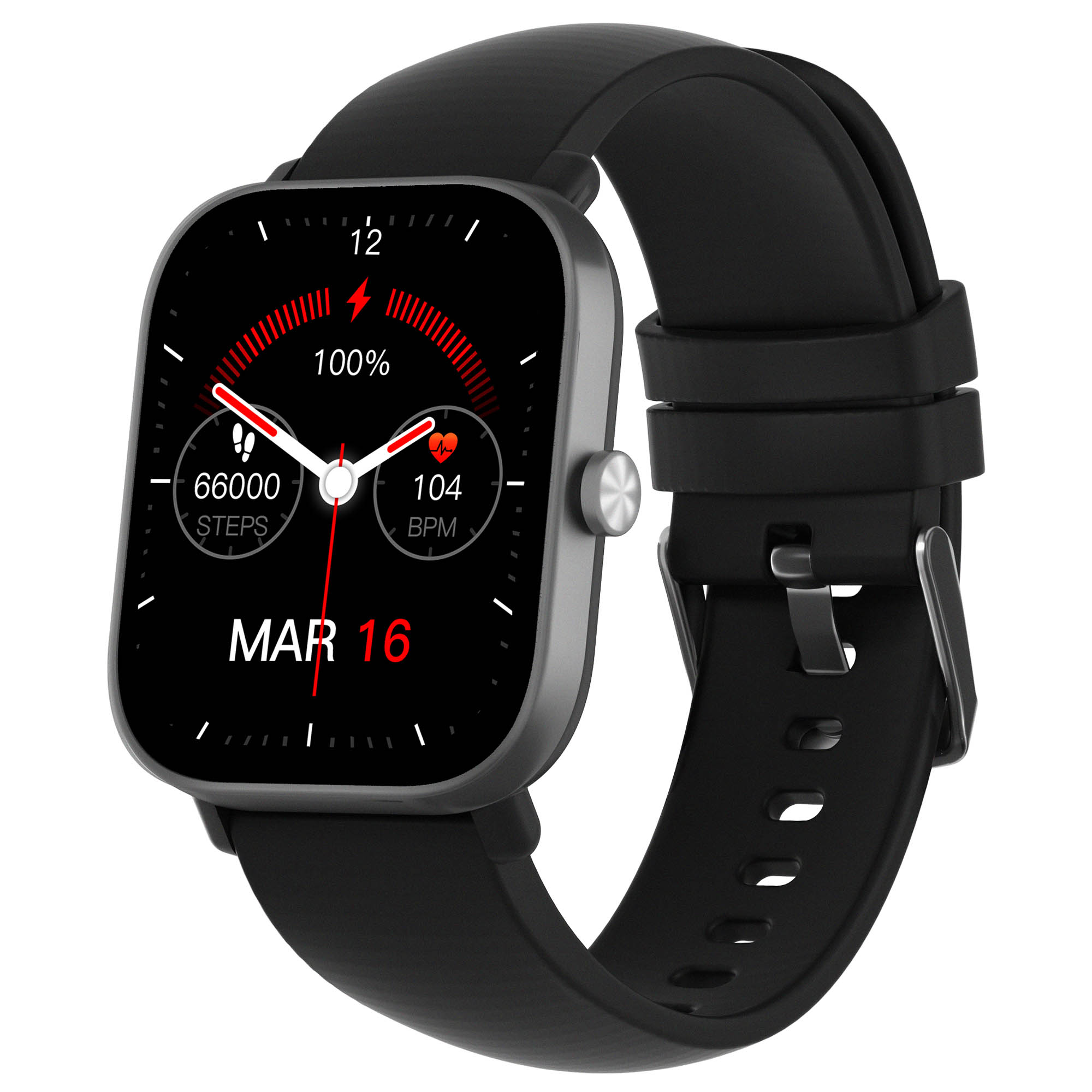 Voir la diapositive 3 : ABYX Montre connectée FIT OZONE 3 - Noir