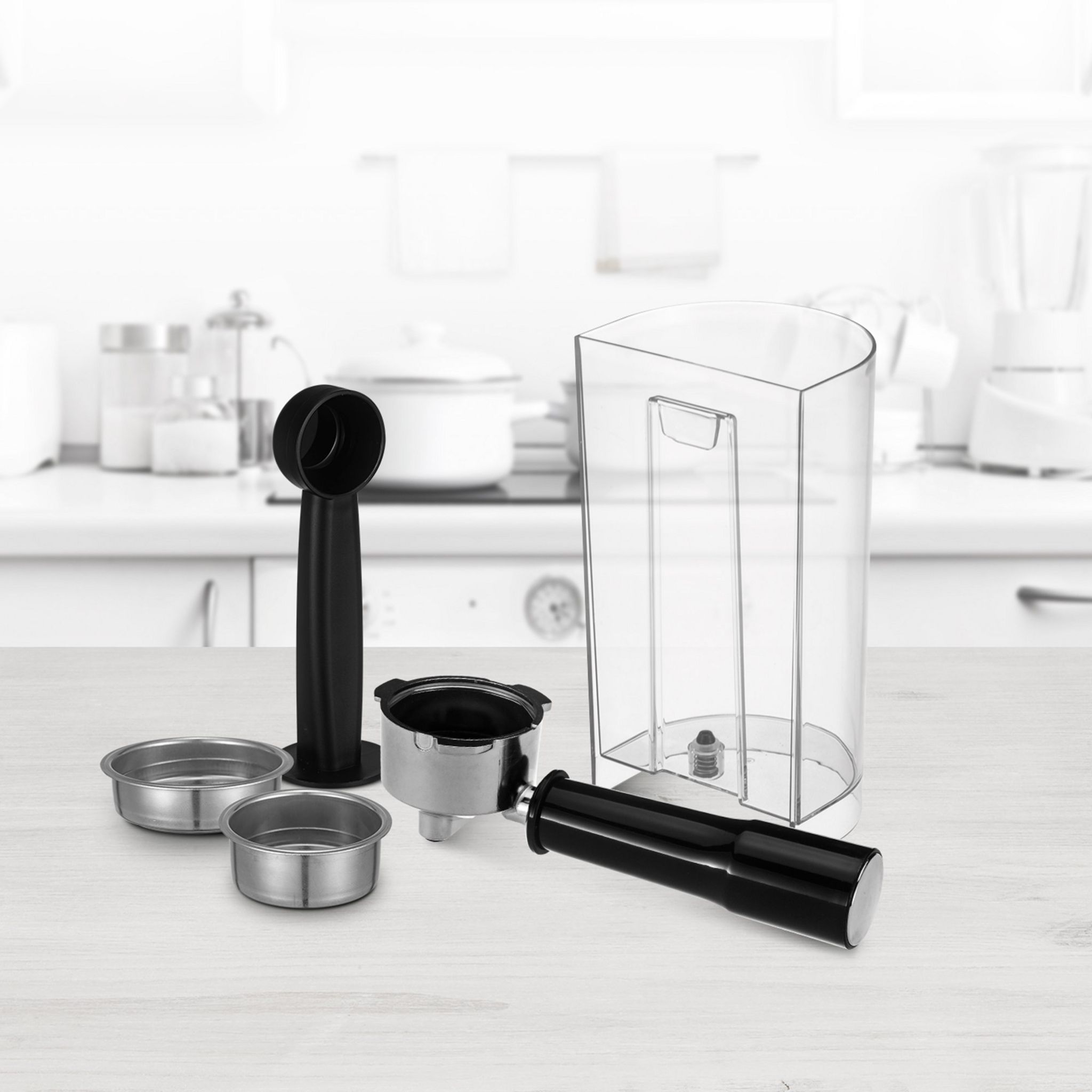 Voir la diapositive 4 : KITCHENCOOK Machine à expresso LITTLE VENICE - Noir