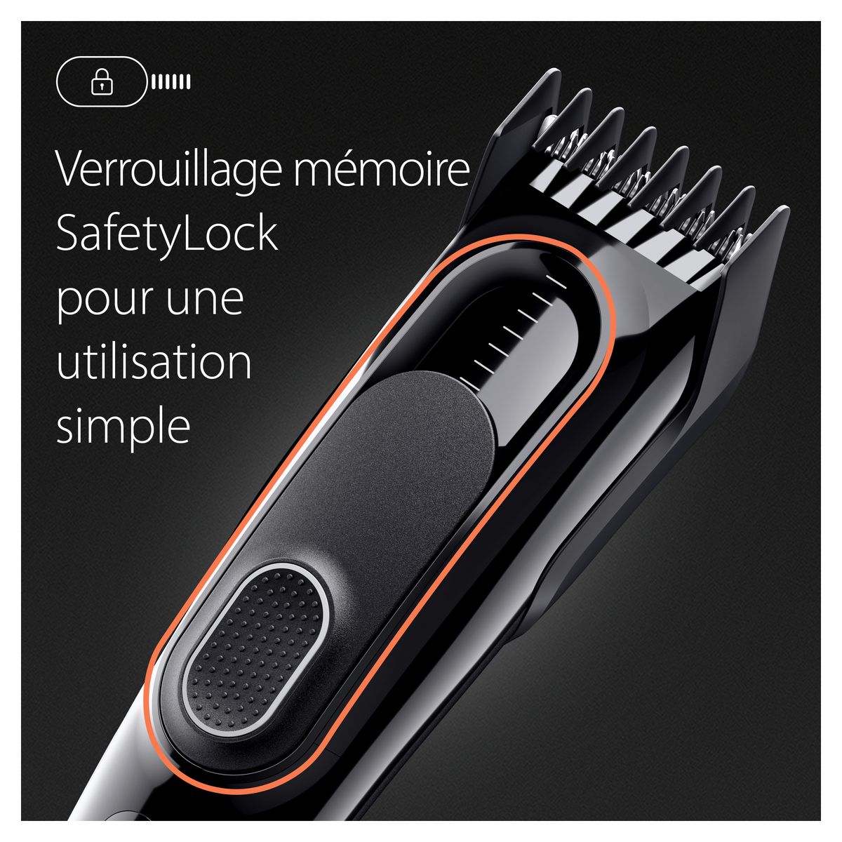 BRAUN Tondeuse cheveux HC5310 - Noir