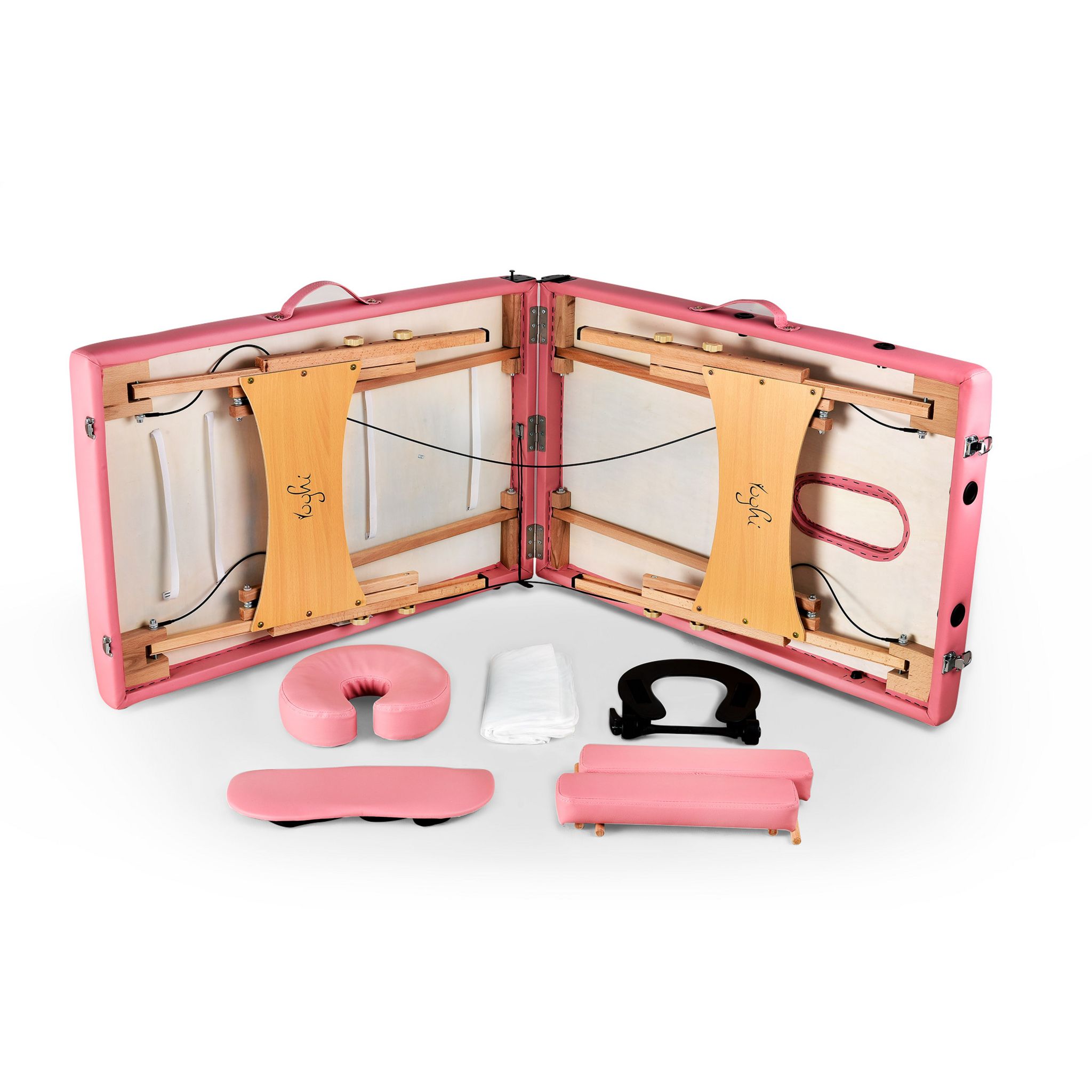 Voir la diapositive 10 : YOGHI Table de massage pliante TDM102 - Rose