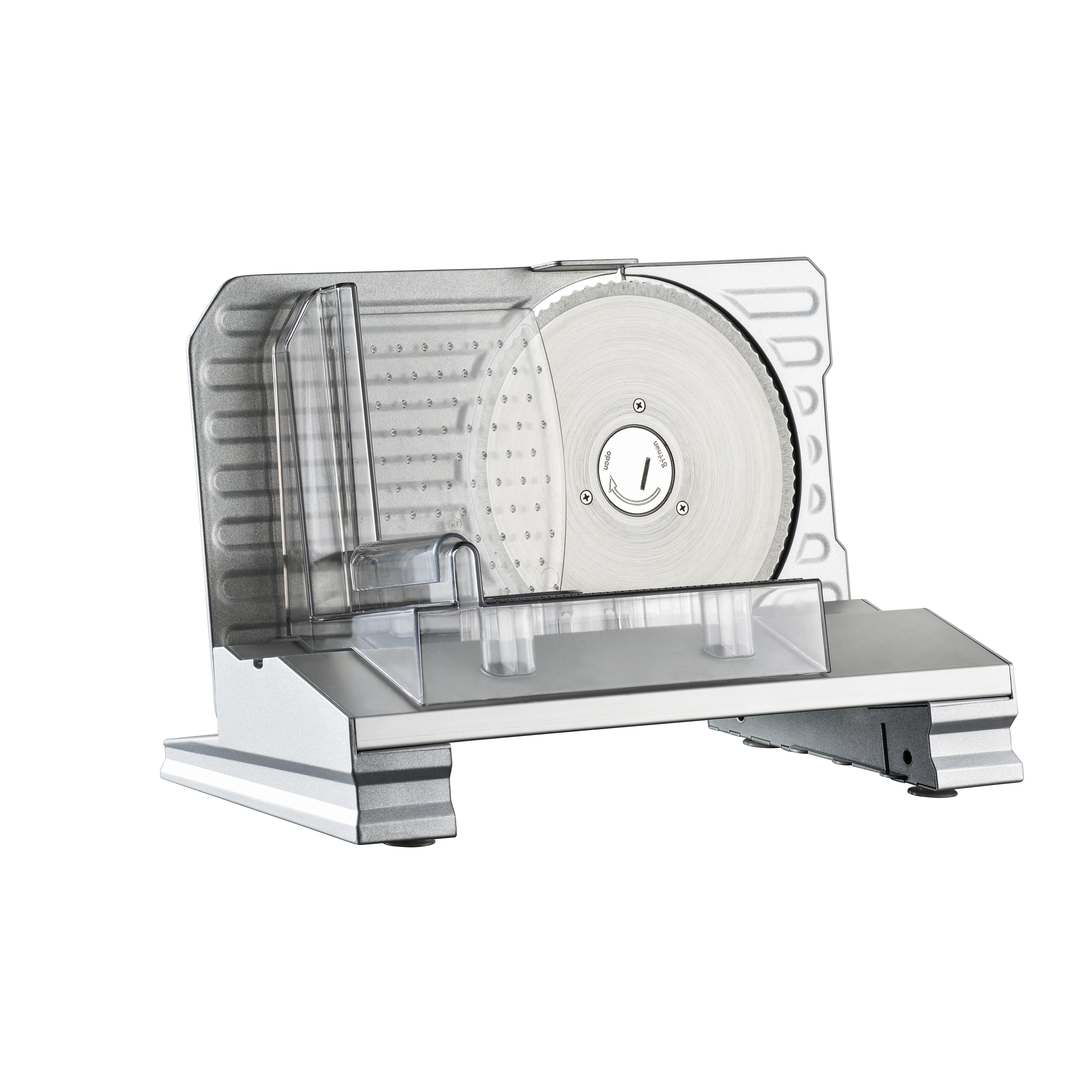 Voir la diapositive 2 : KITCHENCOOK Trancheuse électrique MSLICEX - Gris