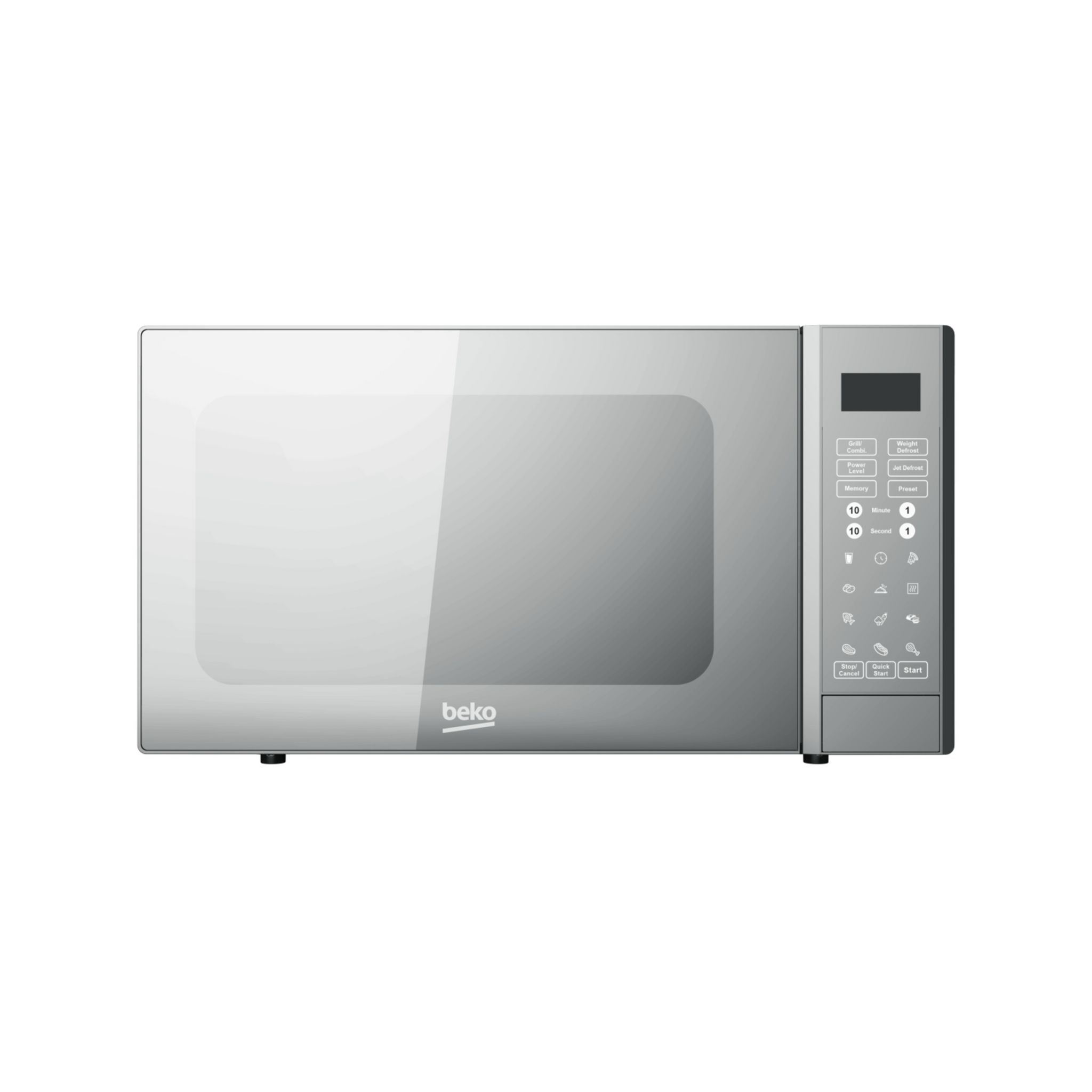 Voir la diapositive 1 : BEKO Micro-ondes grill MGF30330S - 900 W - Capacité 30 L - Silver