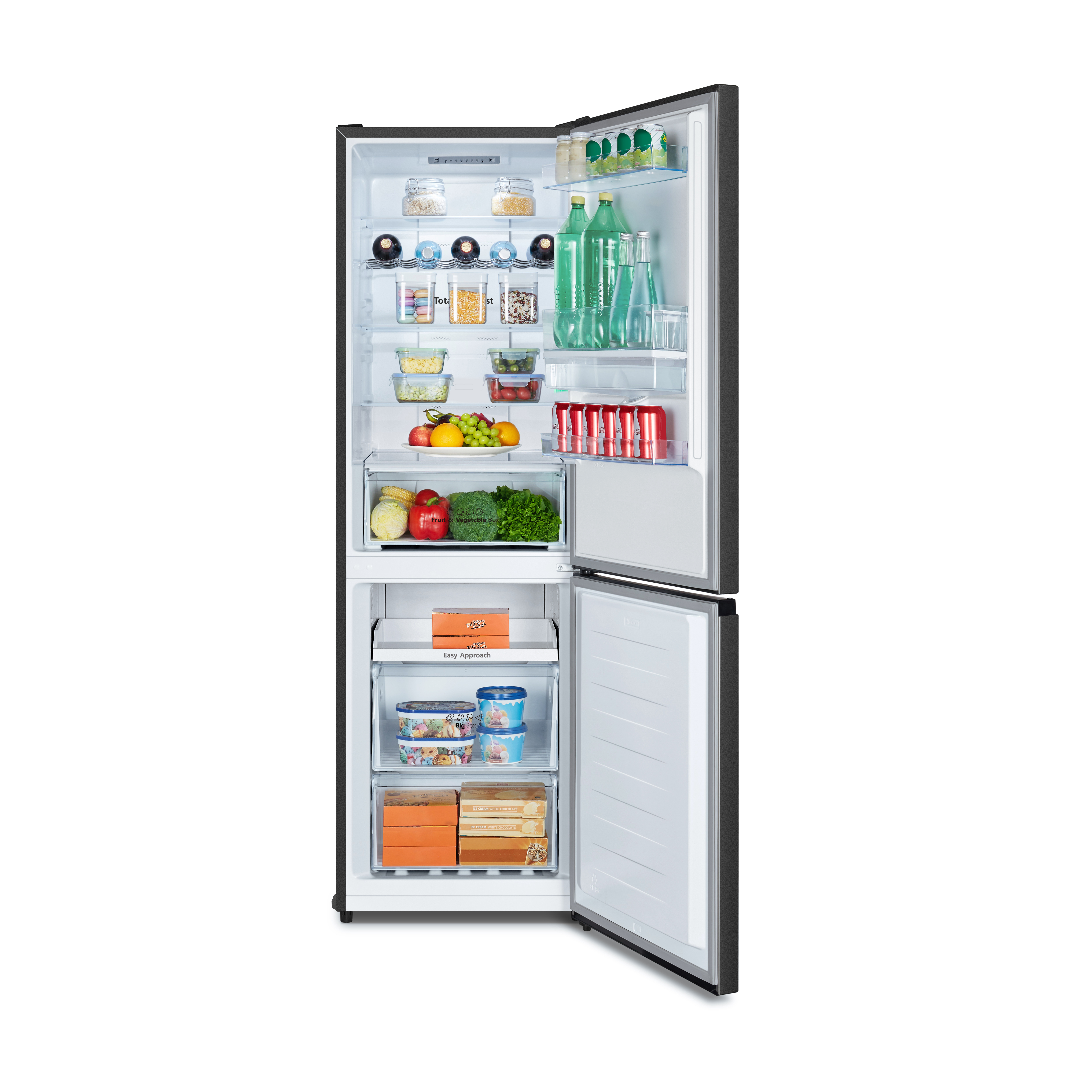 Voir la diapositive 2 : HISENSE Réfrigérateur combiné RB390N4WB1, 304 L, Froid ventilé, F