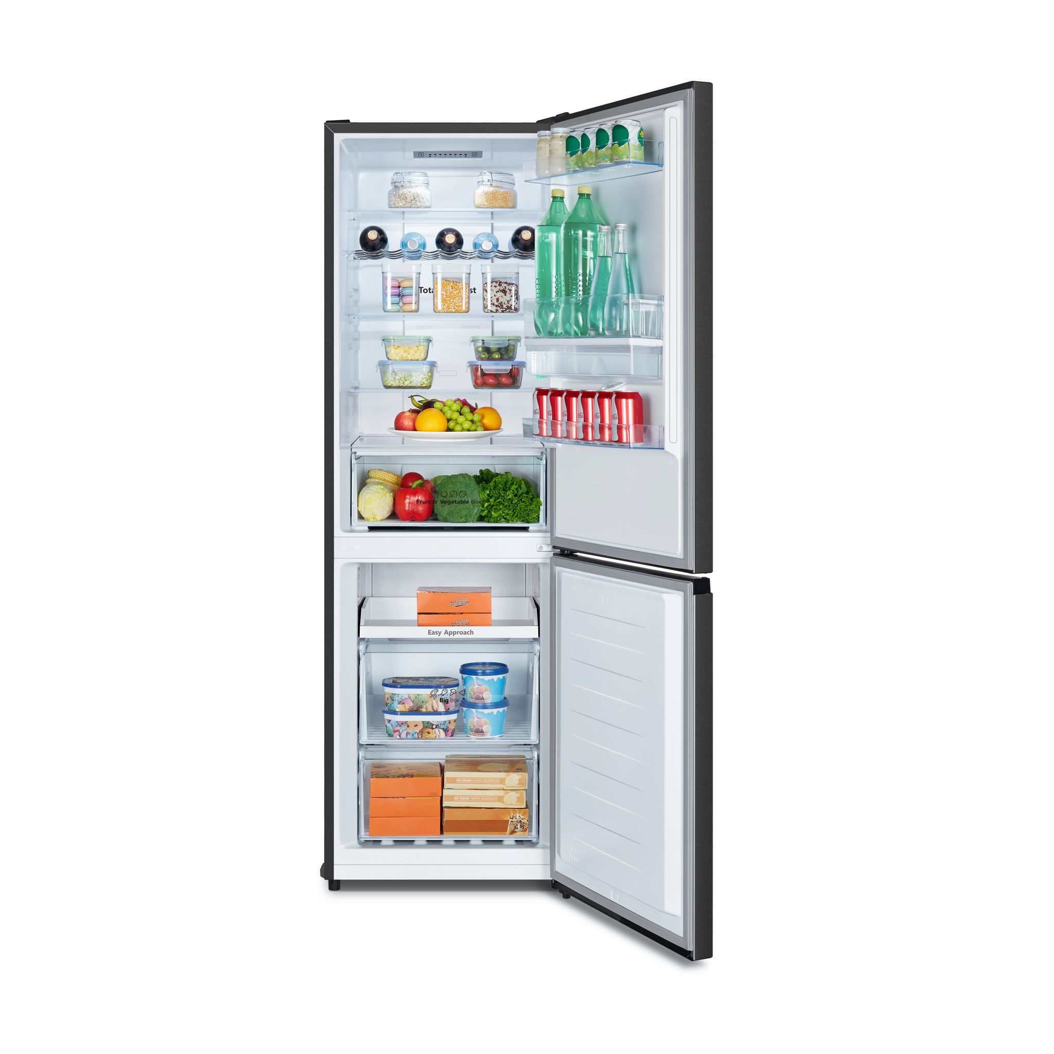 Voir la diapositive 2 : HISENSE Réfrigérateur combiné RB390N4WB1, 304 L, Froid ventilé, F