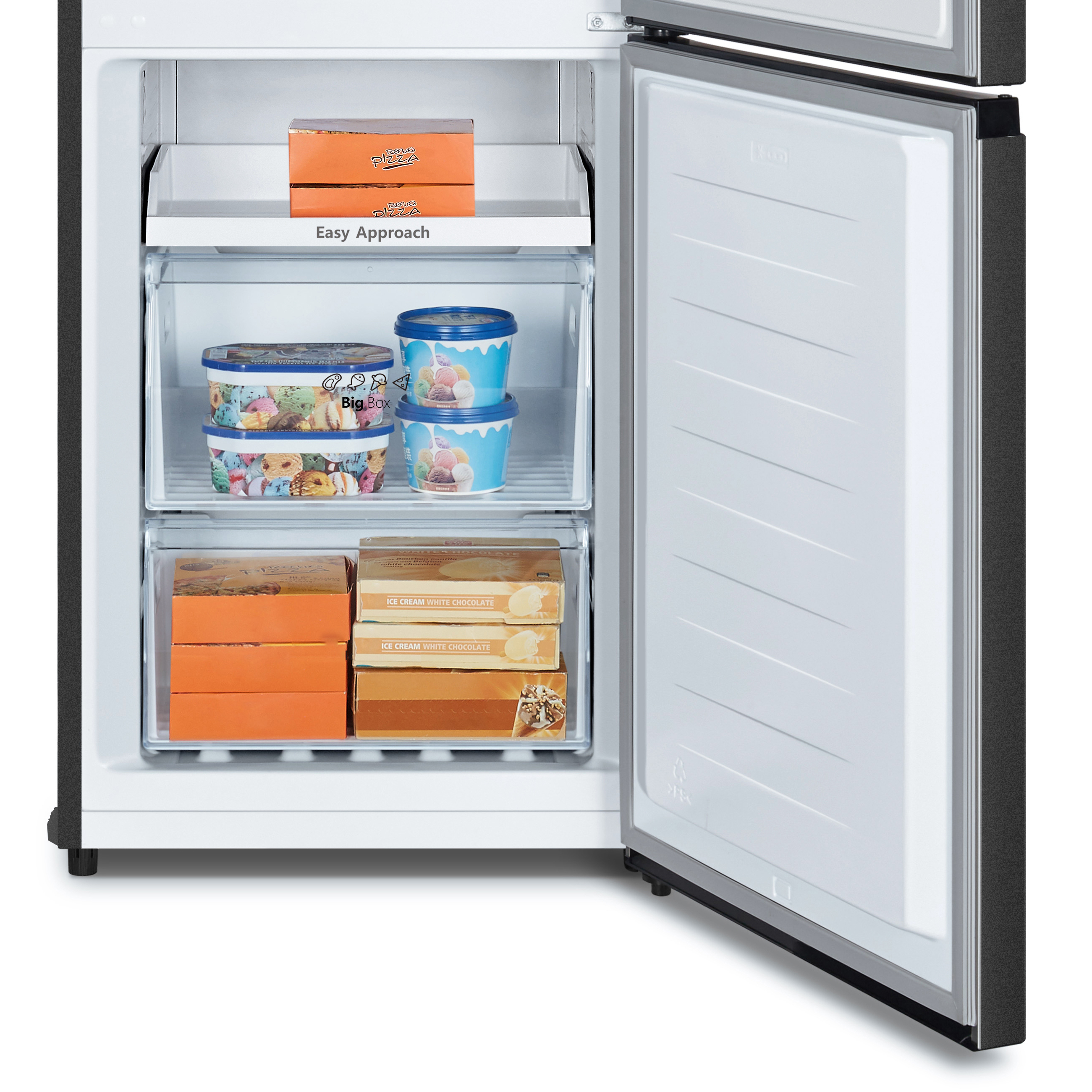 Voir la diapositive 4 : HISENSE Réfrigérateur combiné RB390N4WB1, 304 L, Froid ventilé, F