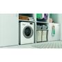 Voir la diapositive 5 : INDESIT Lave linge hublot à induction BWE101485XWSEUN, 10 kg, 1400 T/min