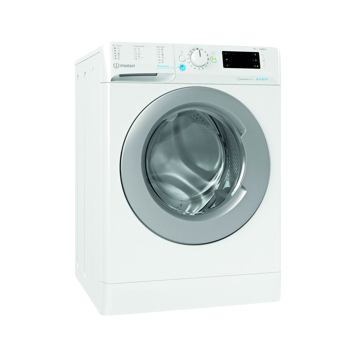 INDESIT Lave linge hublot à induction BWE101485XWSEUN, 10 kg, 1400 T/min