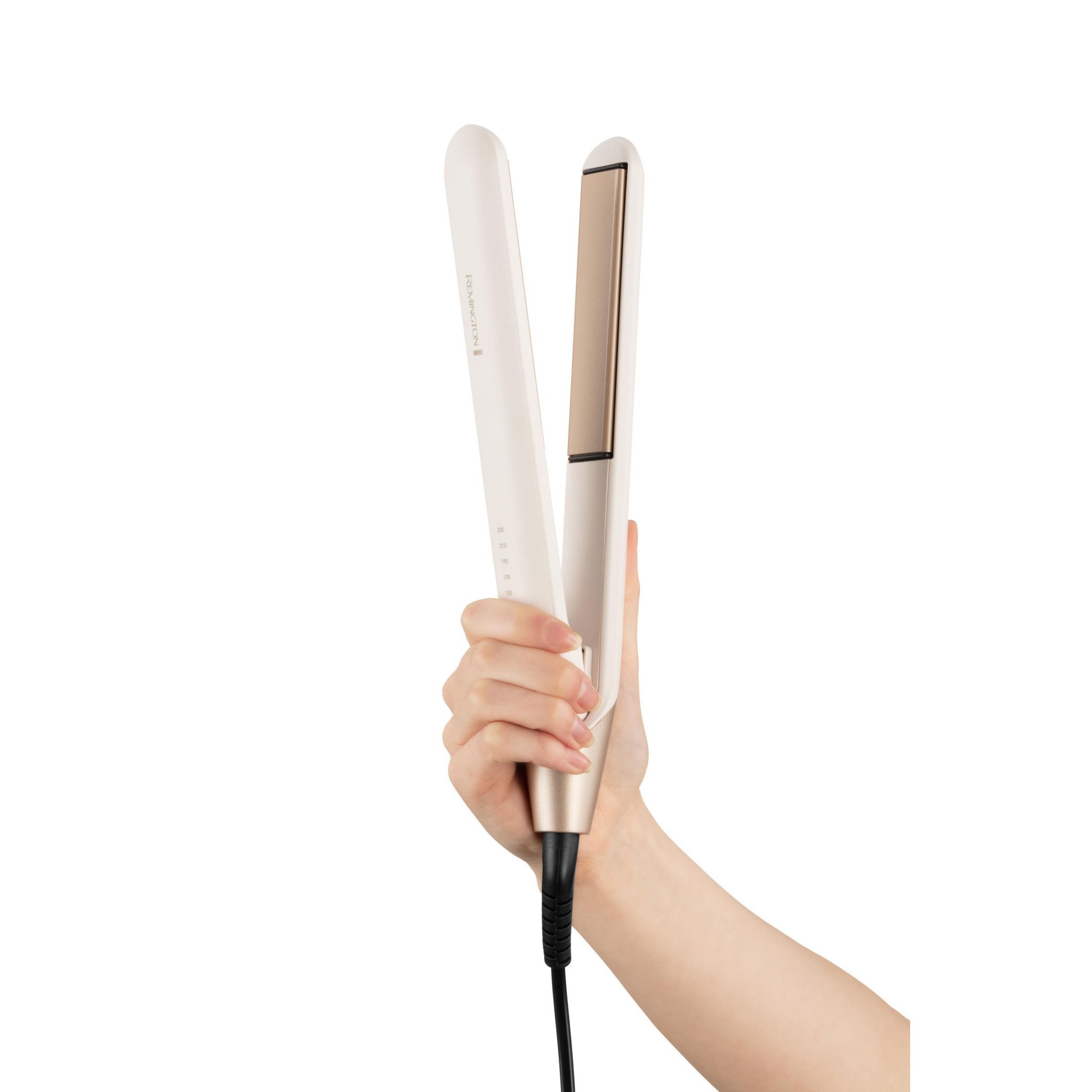 Voir la diapositive 4 : REMINGTON Lisseur céramique S4740 - Champagne