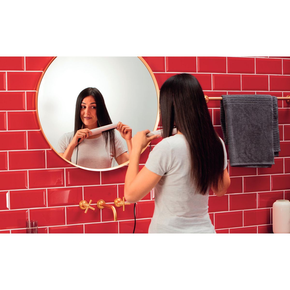 REMINGTON Lisseur céramique S4740 - Champagne