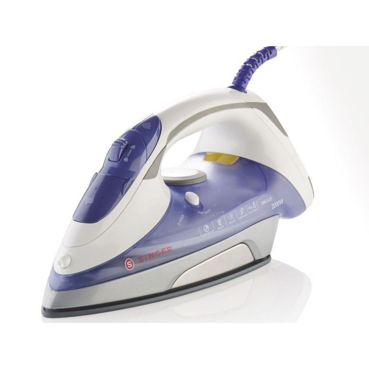 SINGER Fer à repasser SNG522 - Bleu et blanc