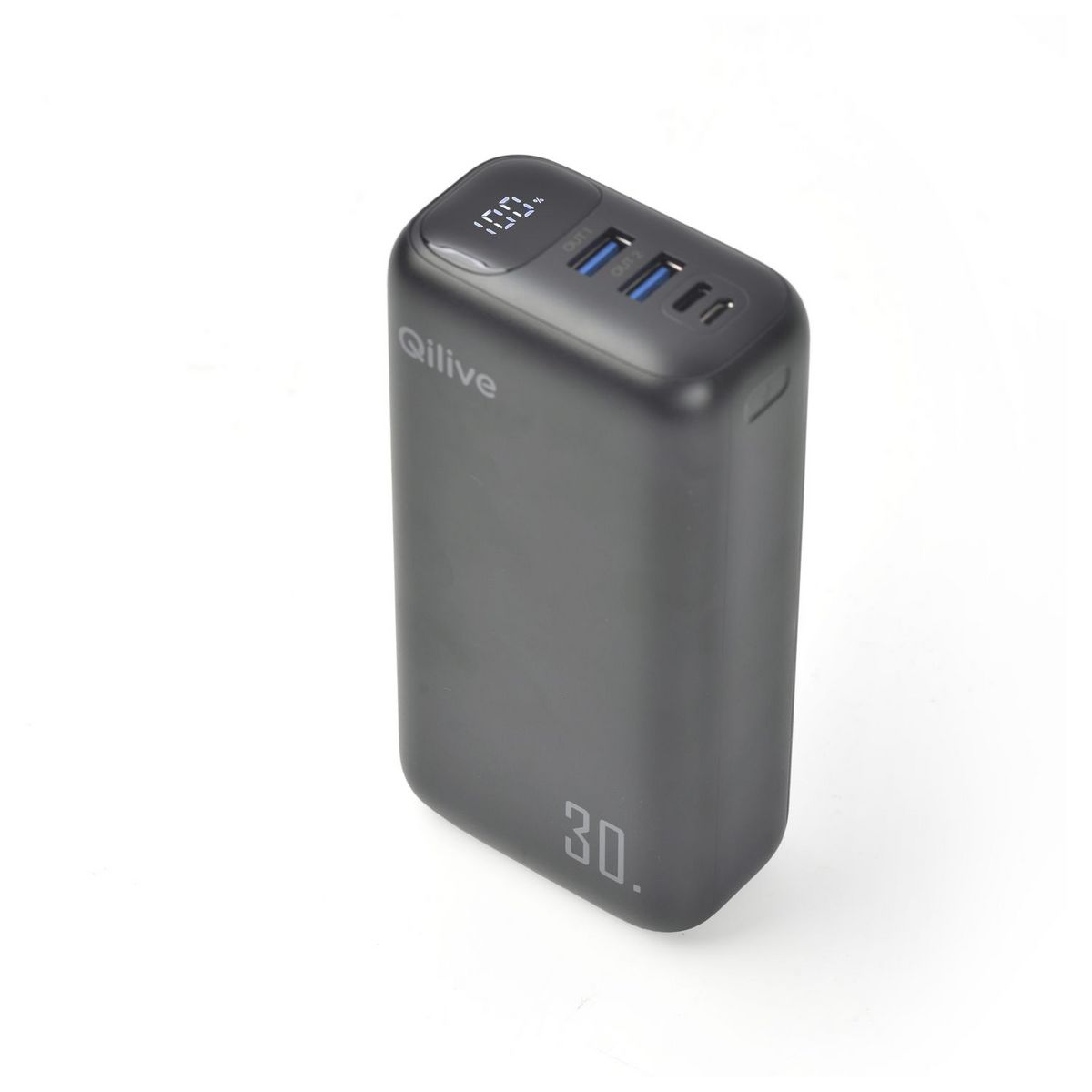 QILIVE Batterie de secours 30 000mAh - Noir