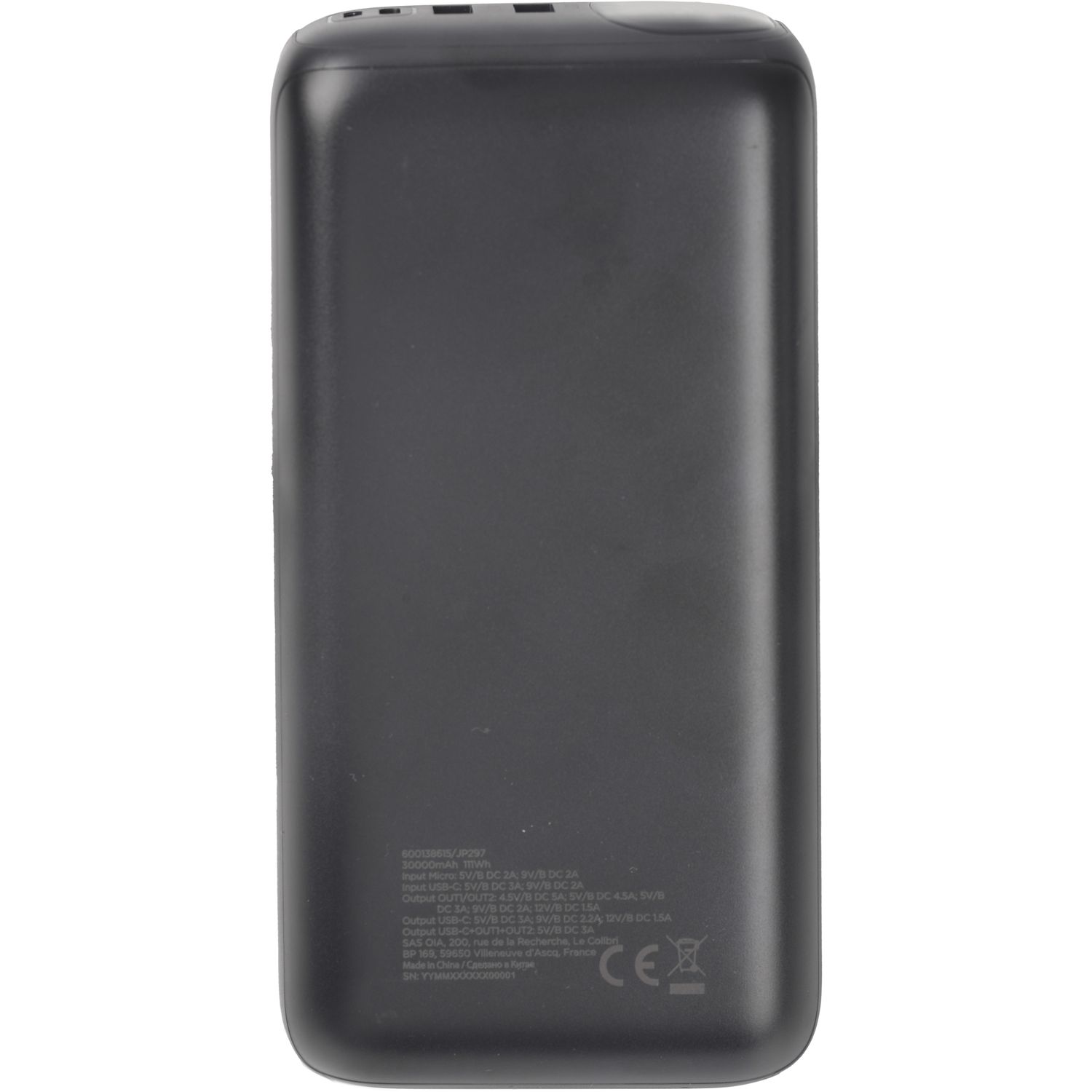 Voir la diapositive 3 : QILIVE Batterie de secours 30 000mAh - Noir