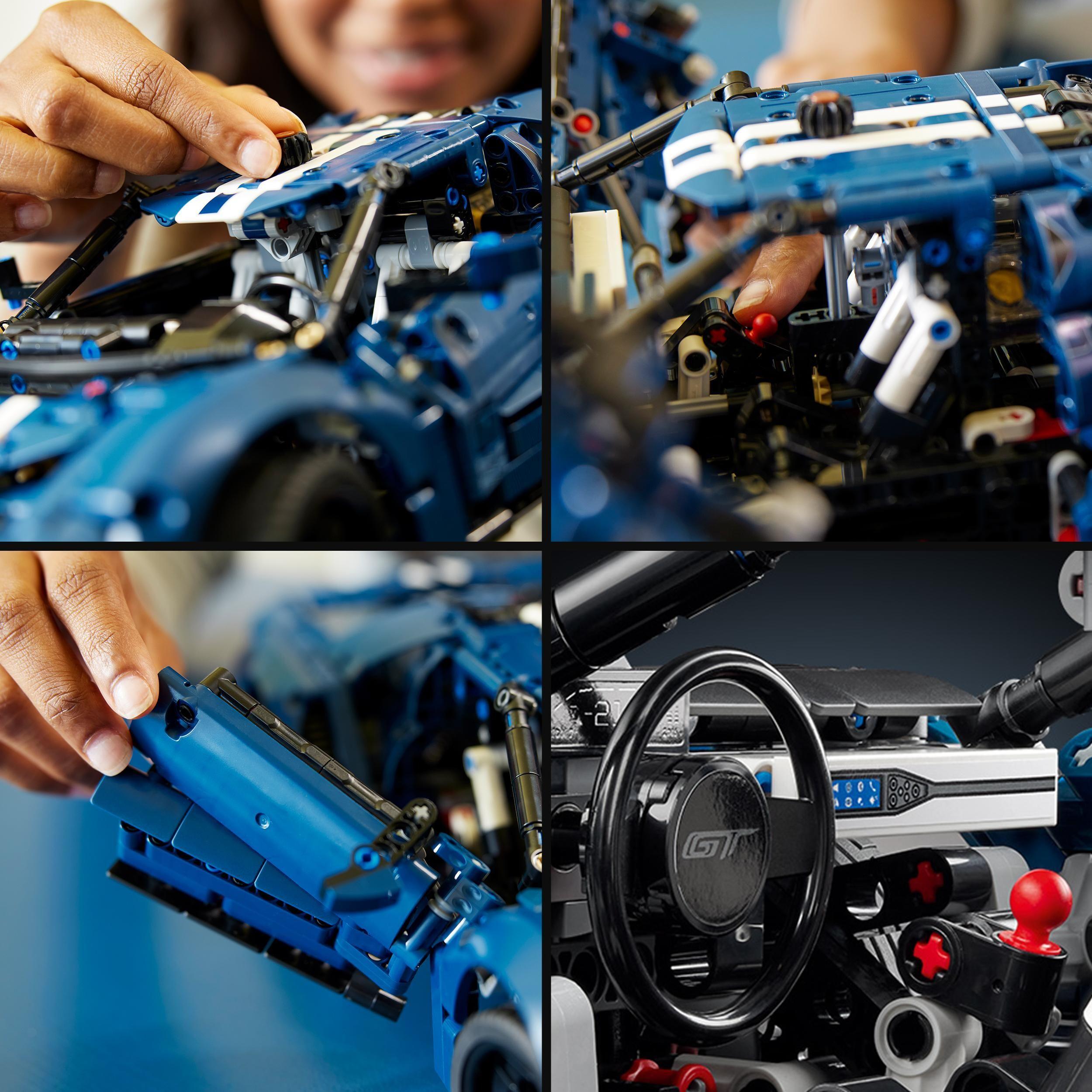 Voir la diapositive 5 : LEGO Technic 42154 Ford GT 2022, Maquette de Voiture pour Adultes, Échelle 1:12, Niveau Avancé