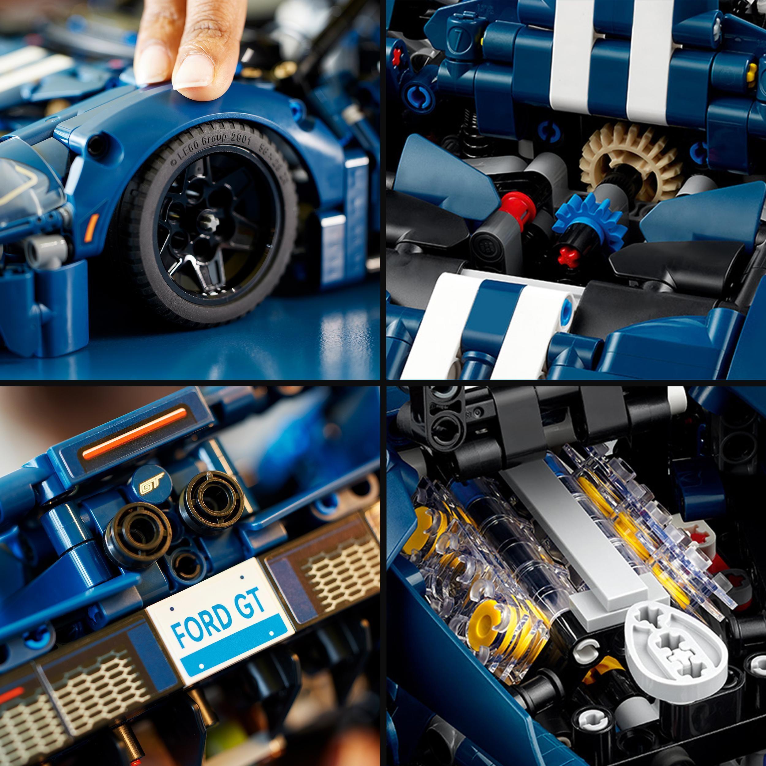 Voir la diapositive 6 : LEGO Technic 42154 Ford GT 2022, Maquette de Voiture pour Adultes, Échelle 1:12, Niveau Avancé