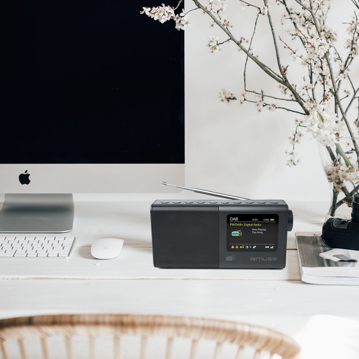 MUSE Radio portable FM M-228 DB - Noir