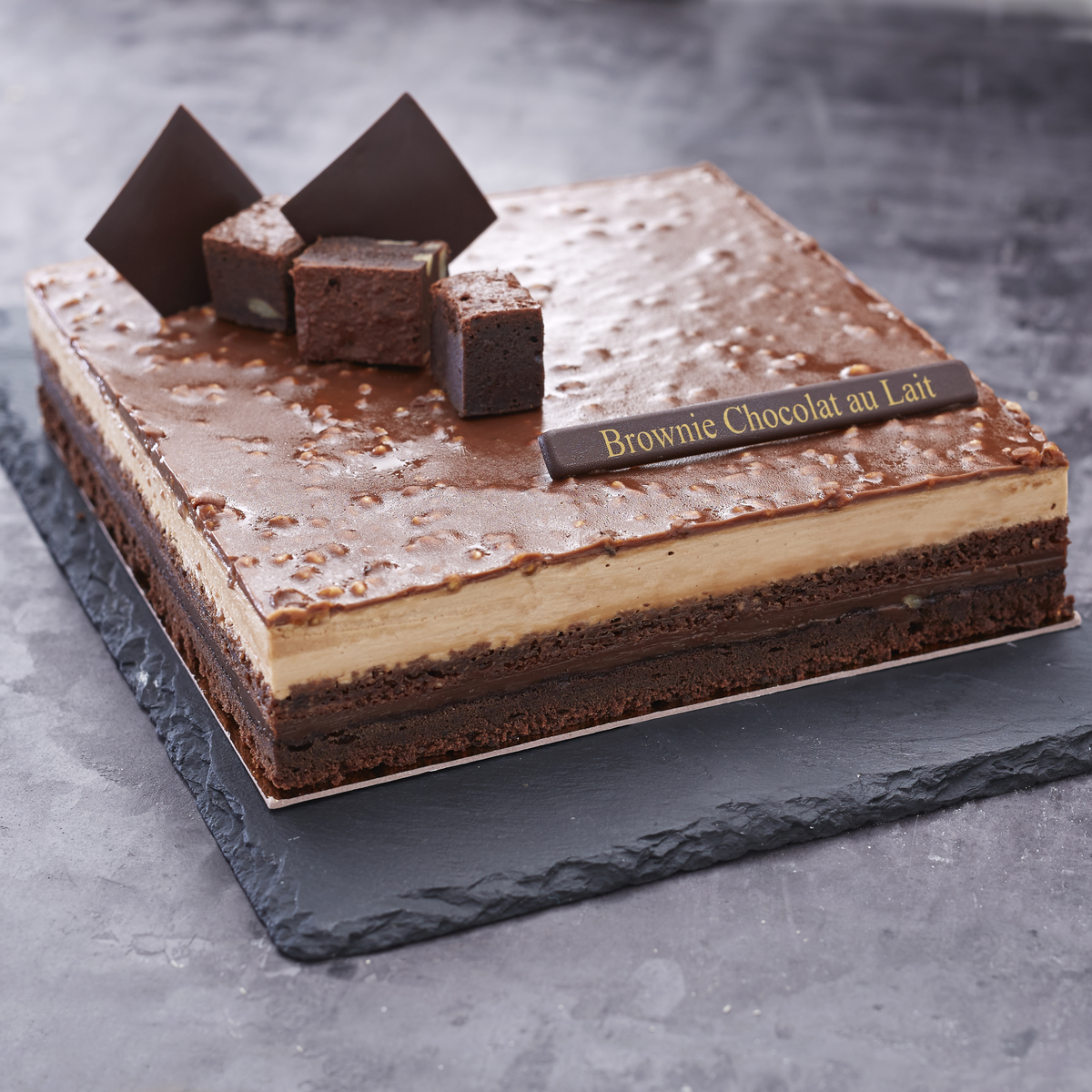 AUCHAN LE TRAITEUR Entremet brownies 6 parts 558g