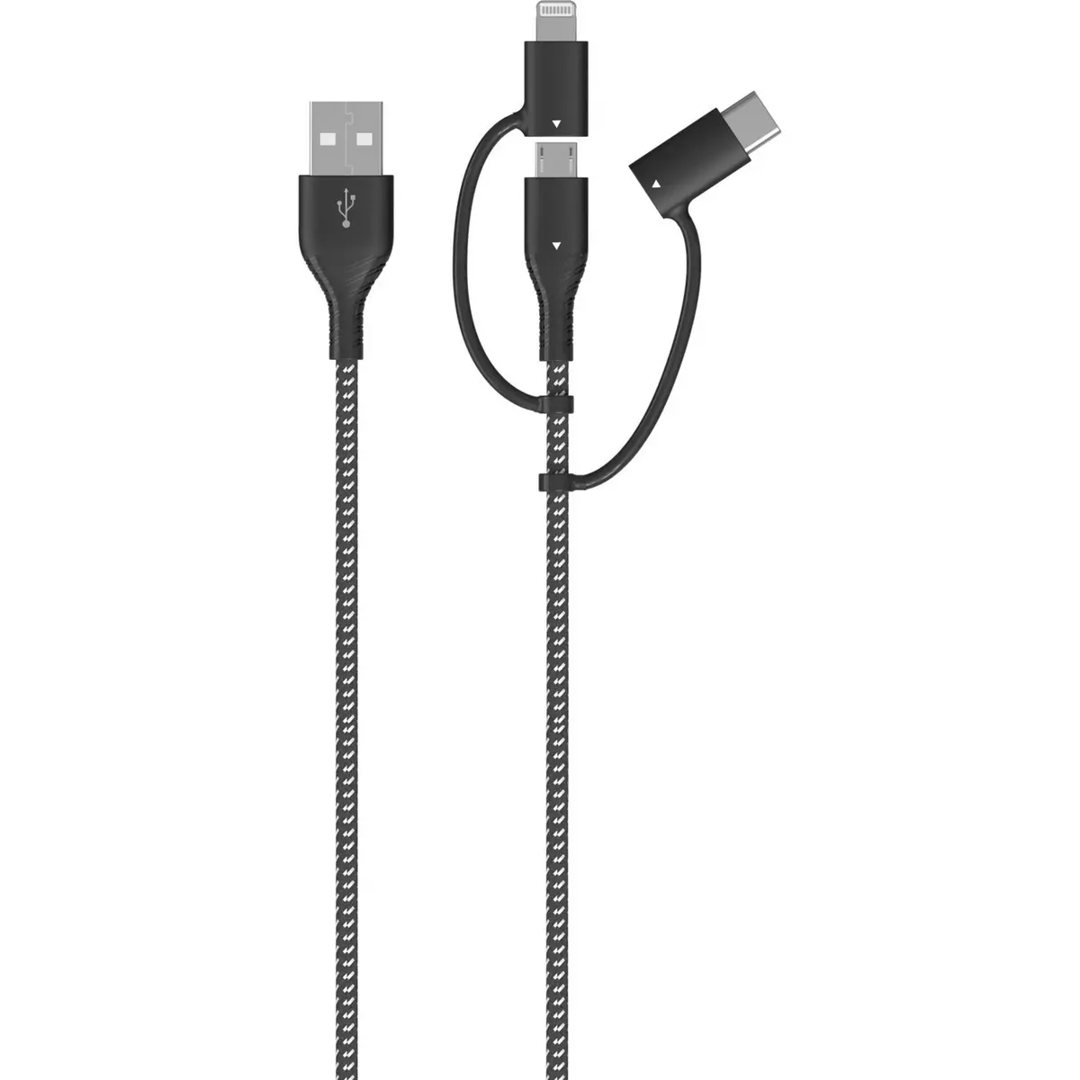 QILIVE Câble de charge USB/USBC/lightning