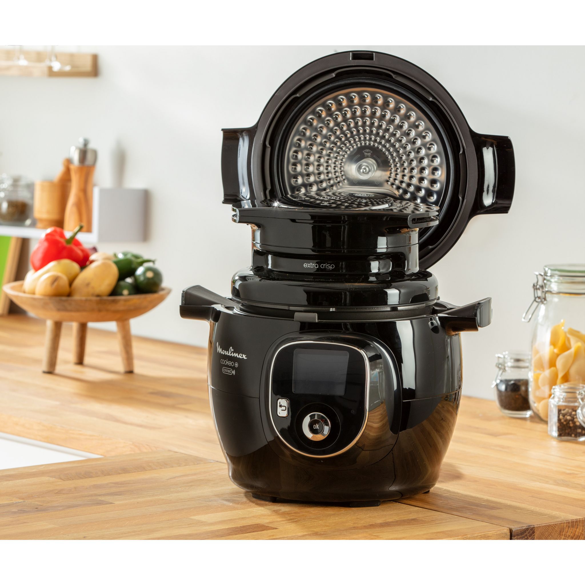 Voir la diapositive 2 : MOULINEX Multicuiseur intelligent connecté COOKEO YY5121FB - Noir