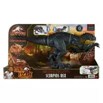 MATTEL Figurine Dino Escape Slash N Battle Scorpios Rex. La colo du crétacé : Jurassic World