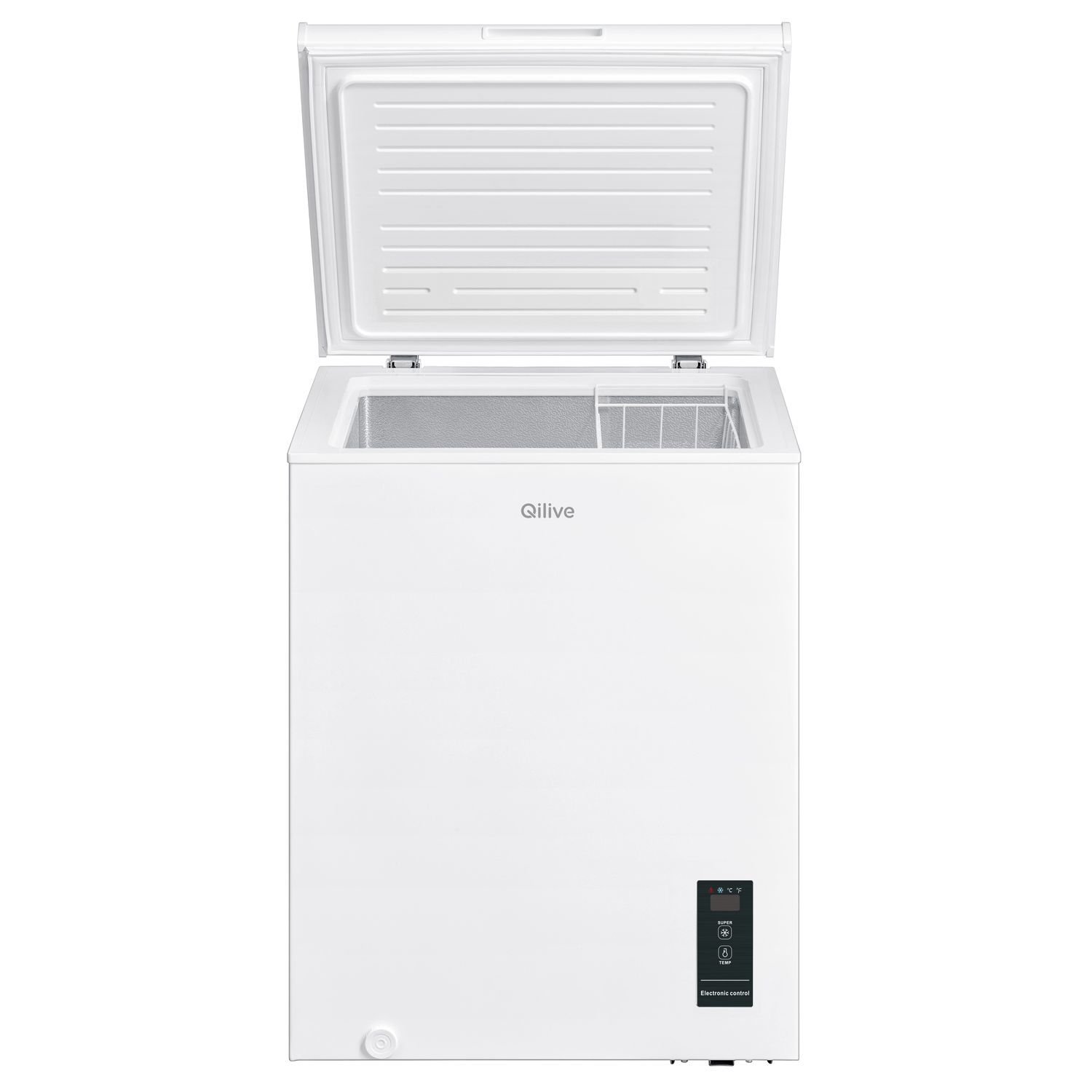 Voir la diapositive 2 : QILIVE Congélateur coffre Q.6830, 99 L, Froid statique, E