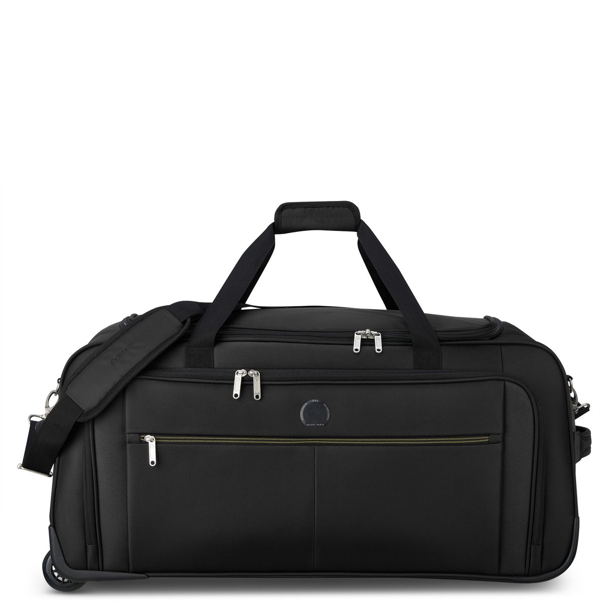DELSEY Sac de voyage à roulettes Noir Polyester recyclé 35 x 74 x 35,5 cm PIN UP 6