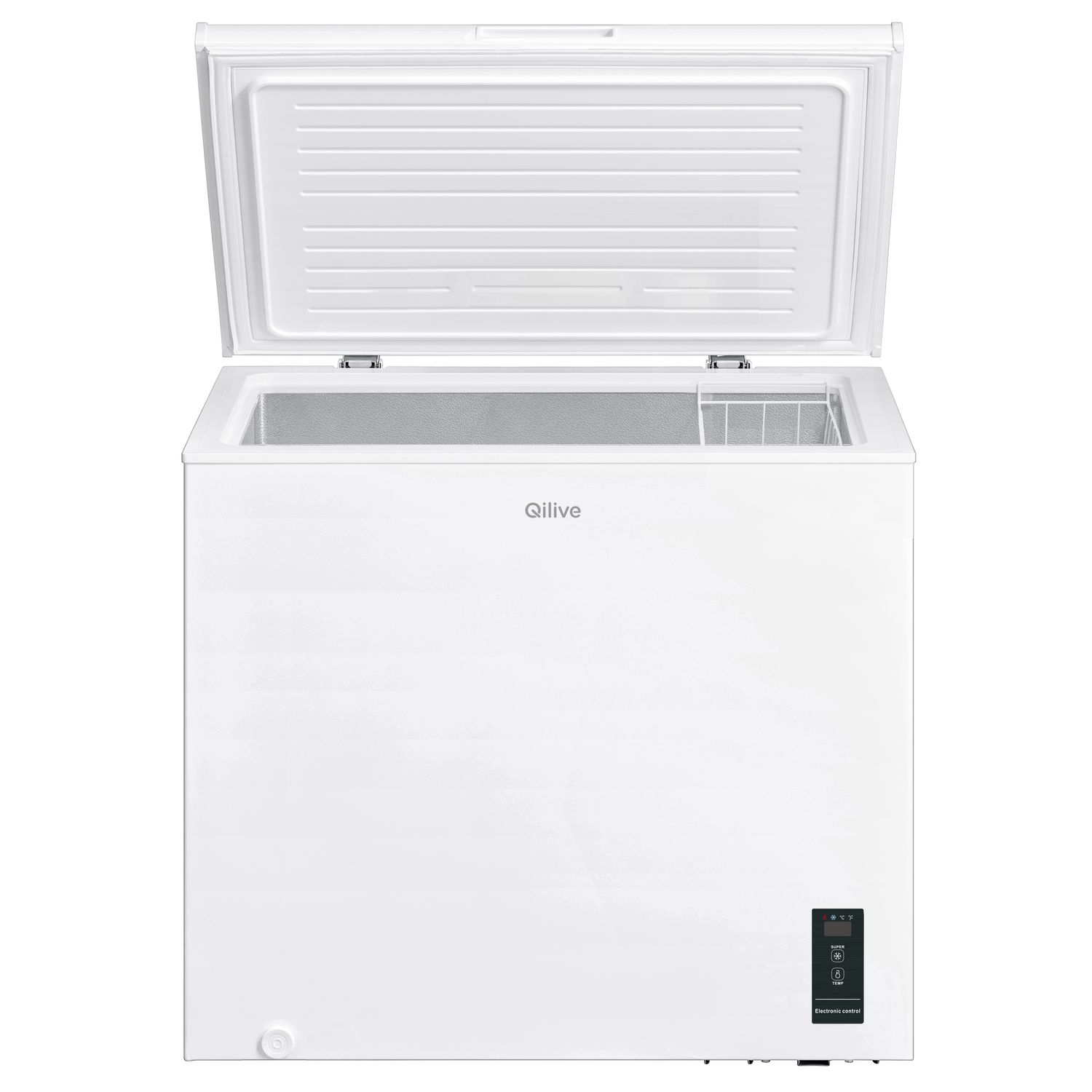 Voir la diapositive 2 : QILIVE Congélateur coffre Q.6837, 198 L, Froid statique, E