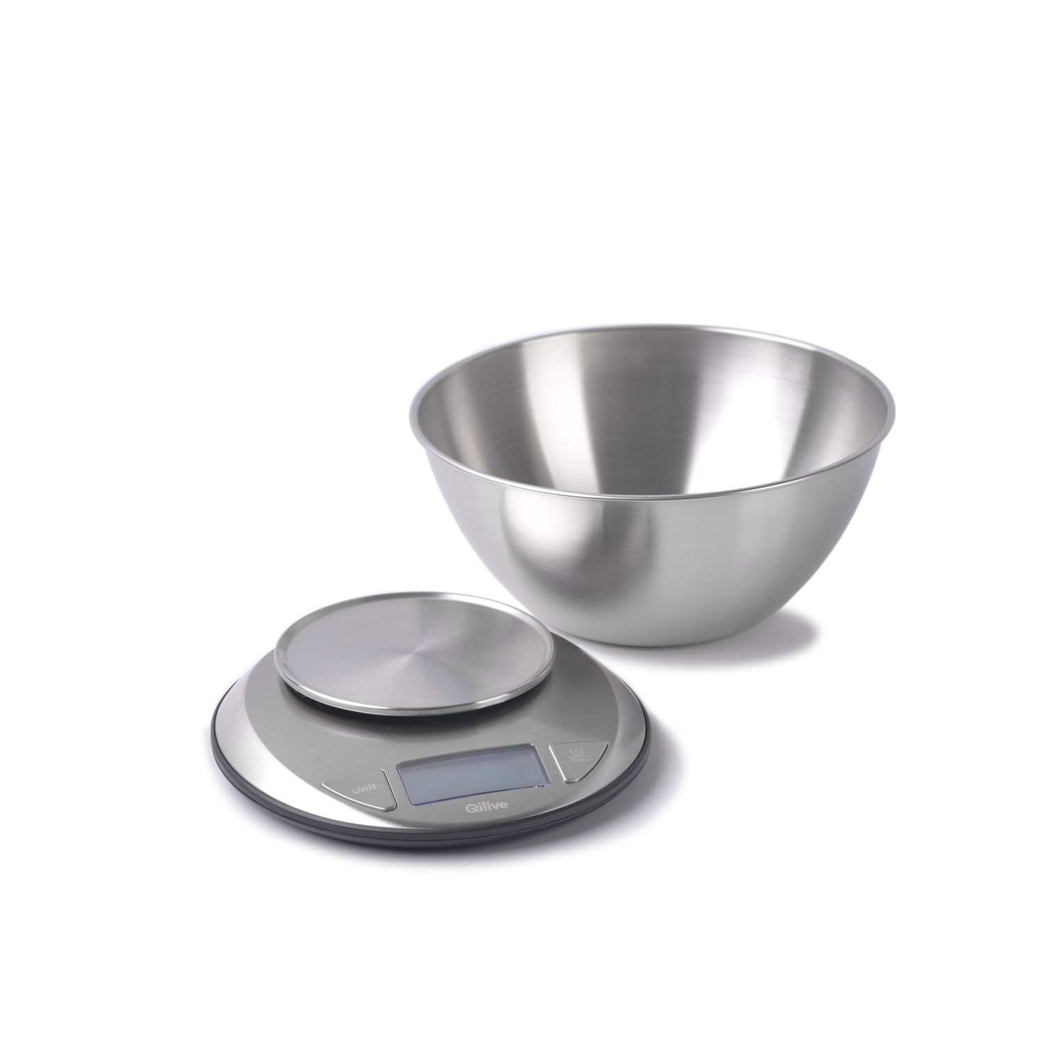 Voir la diapositive 2 : QILIVE Balance de cuisine électronique Q.5891 - Gris