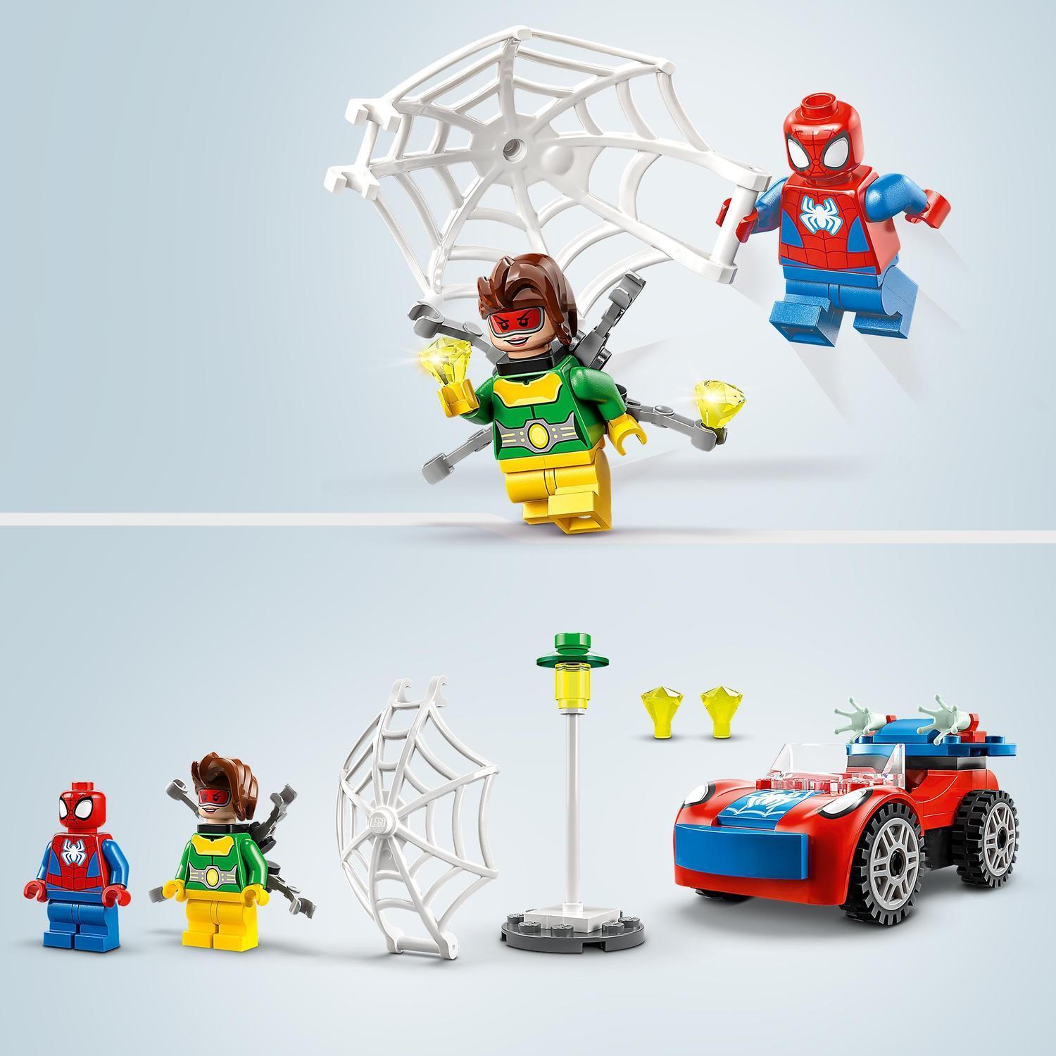 Voir la diapositive 5 : LEGO Marvel 10789 - La voiture de Spiderman et Docteur Octopus