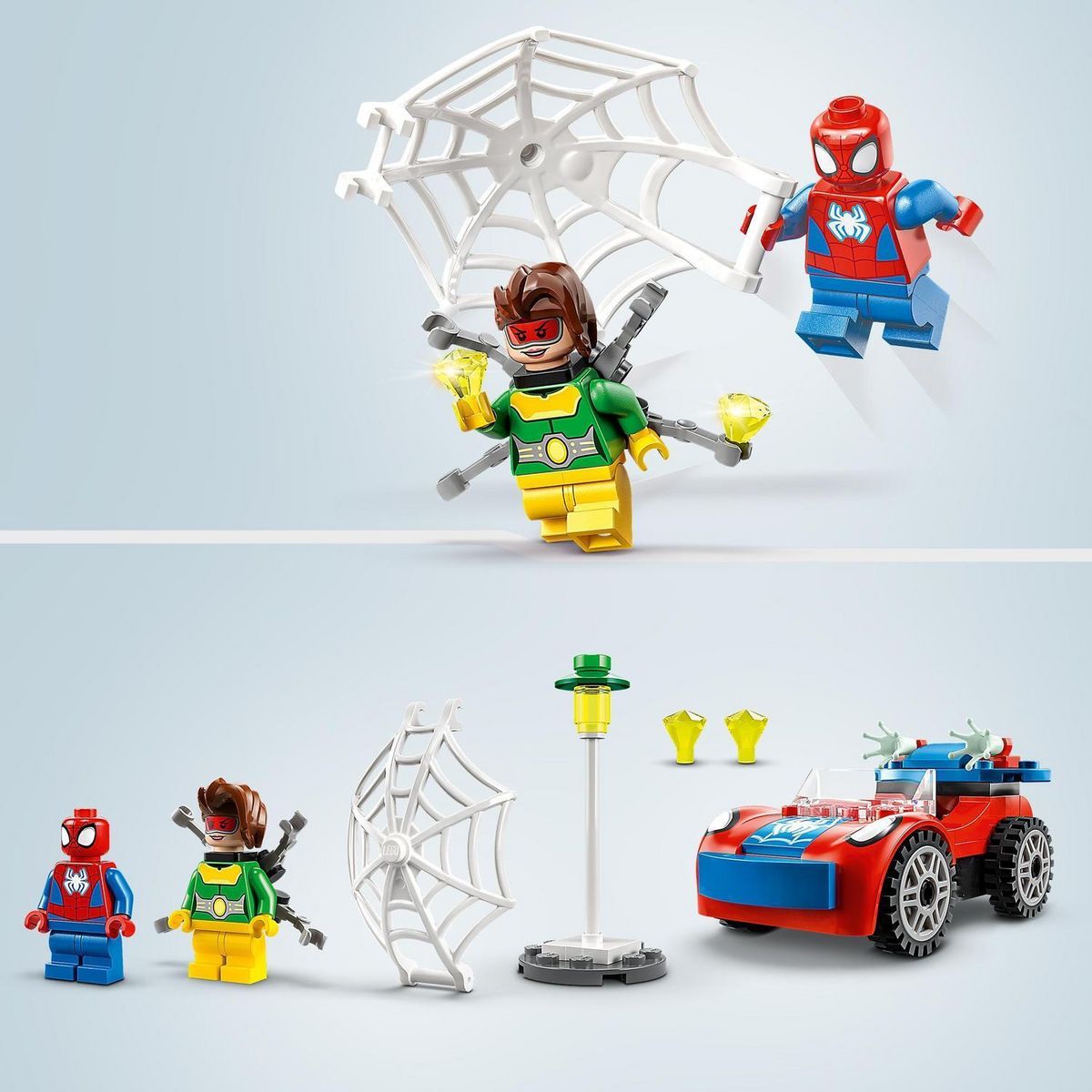 LEGO Marvel 10789 - La voiture de Spiderman et Docteur Octopus