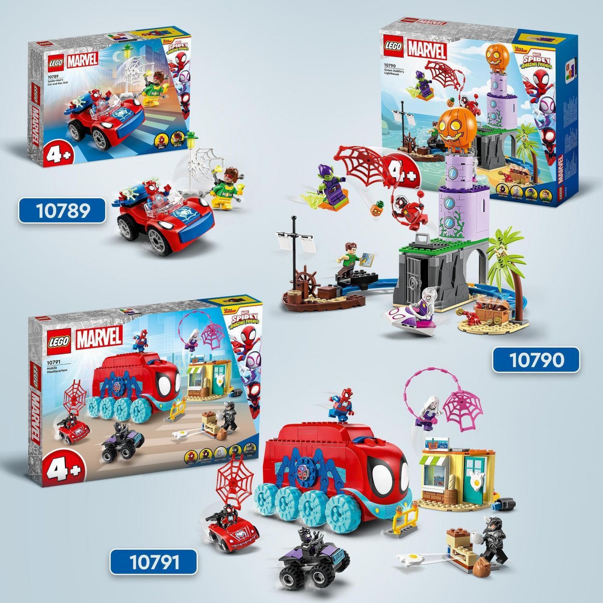 Voir la diapositive 6 : LEGO Marvel 10789 - La voiture de Spiderman et Docteur Octopus