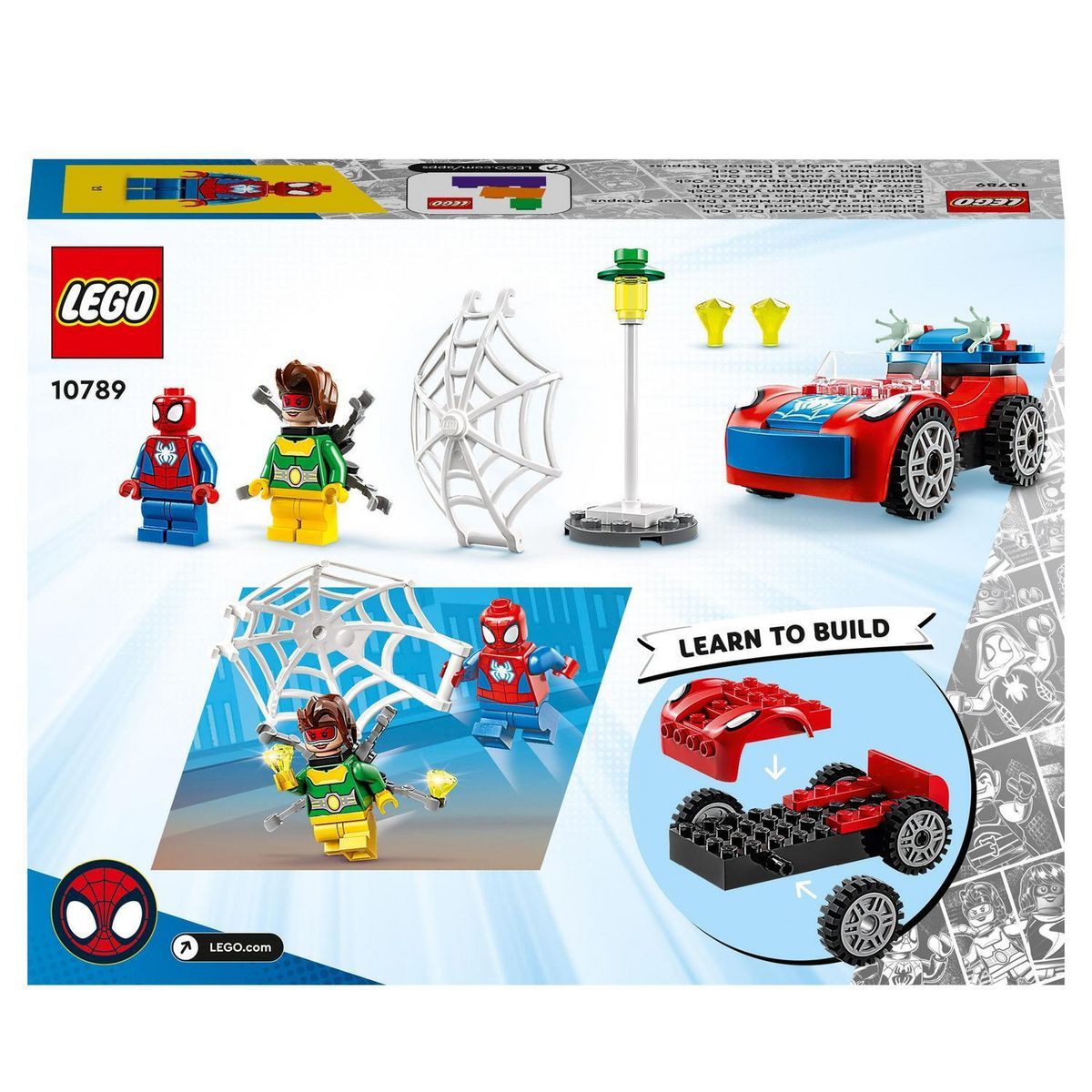 LEGO Marvel 10789 - La voiture de Spiderman et Docteur Octopus