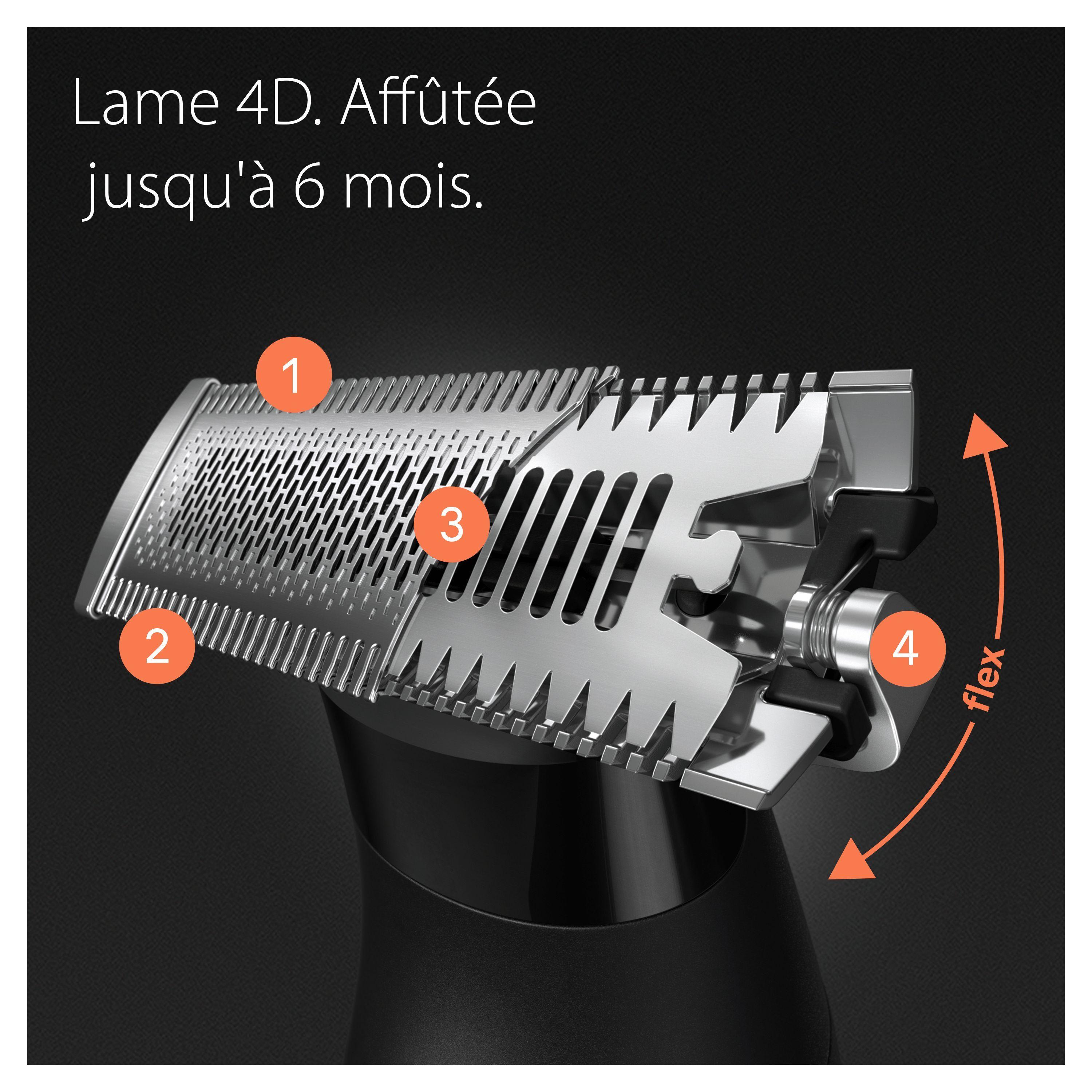Voir la diapositive 6 : BRAUN Tondeuse multiusage XT5100 - Noir