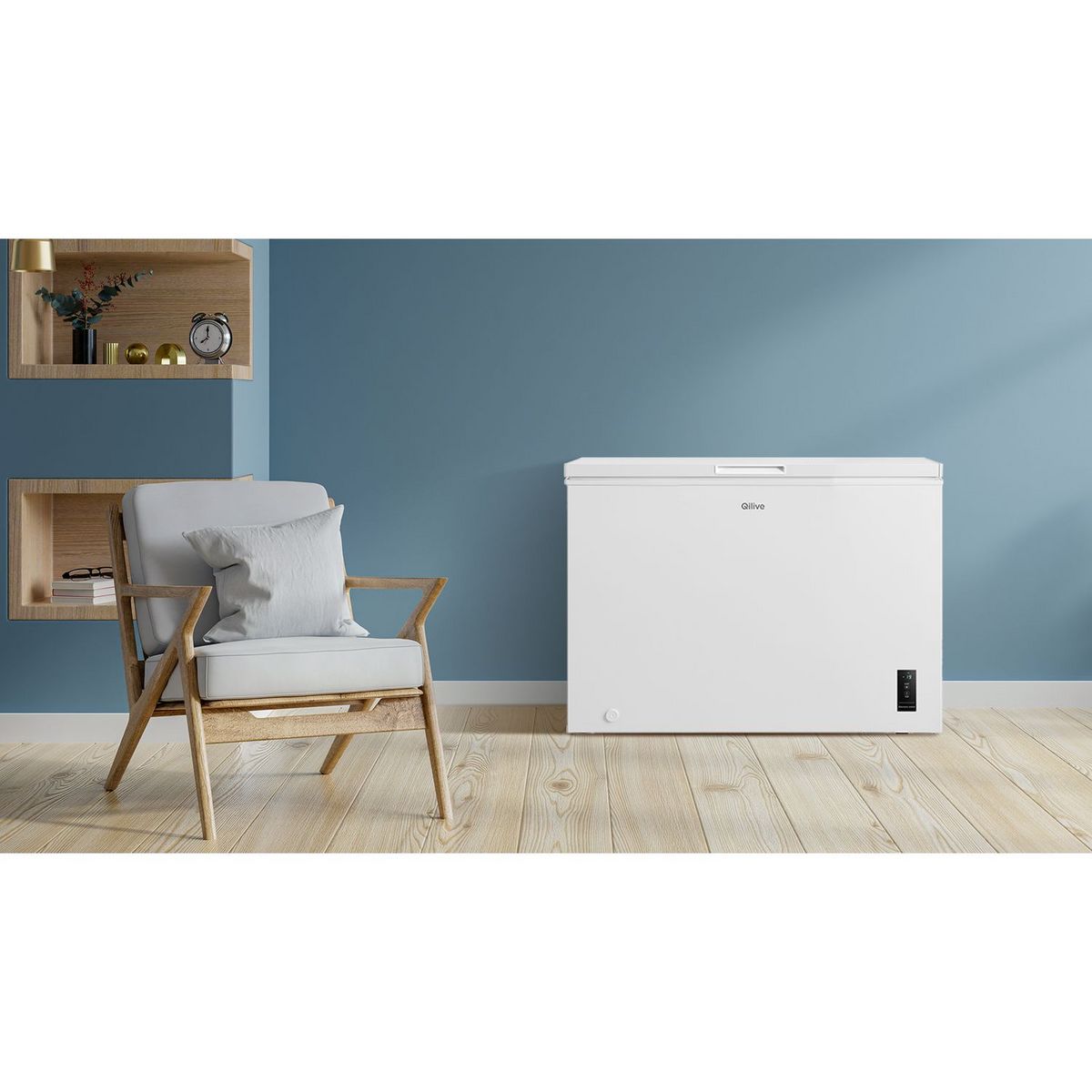 QILIVE Congélateur coffre Q.6842, 290 L, Froid statique, E