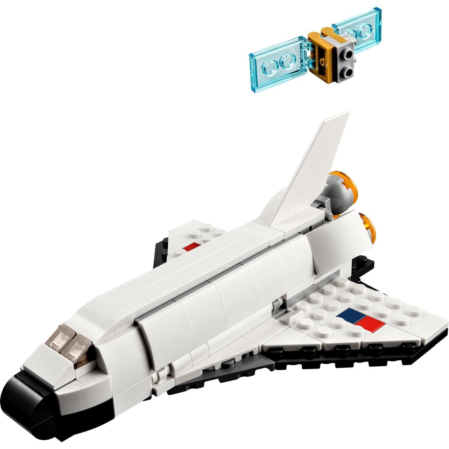 Voir la diapositive 2 : LEGO Creator 3-en-1 31134 La Navette Spatiale, Jouet Figurine Astronaute avec Vaisseau, Enfants 6 Ans