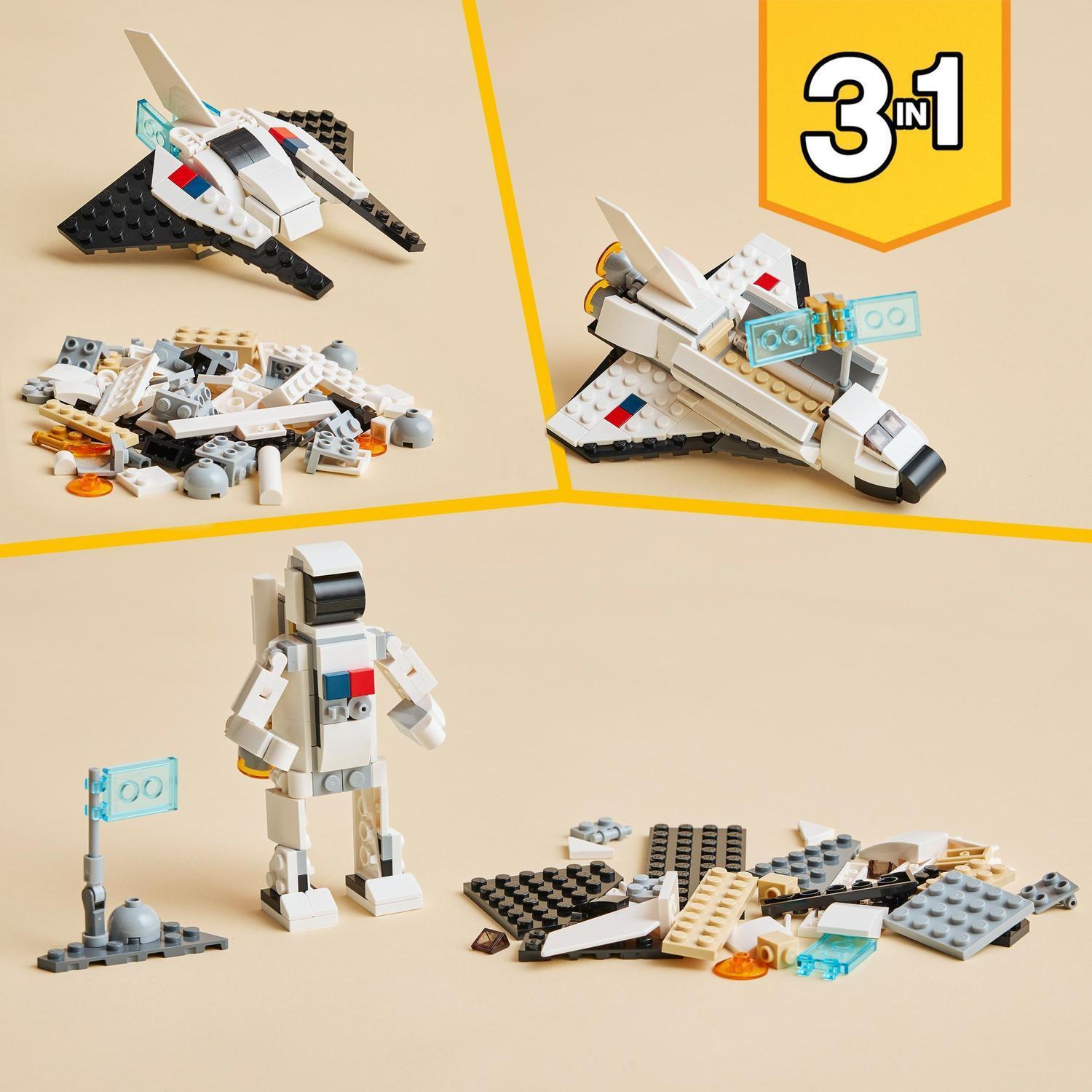 Voir la diapositive 6 : LEGO Creator 3-en-1 31134 La Navette Spatiale, Jouet Figurine Astronaute avec Vaisseau, Enfants 6 Ans