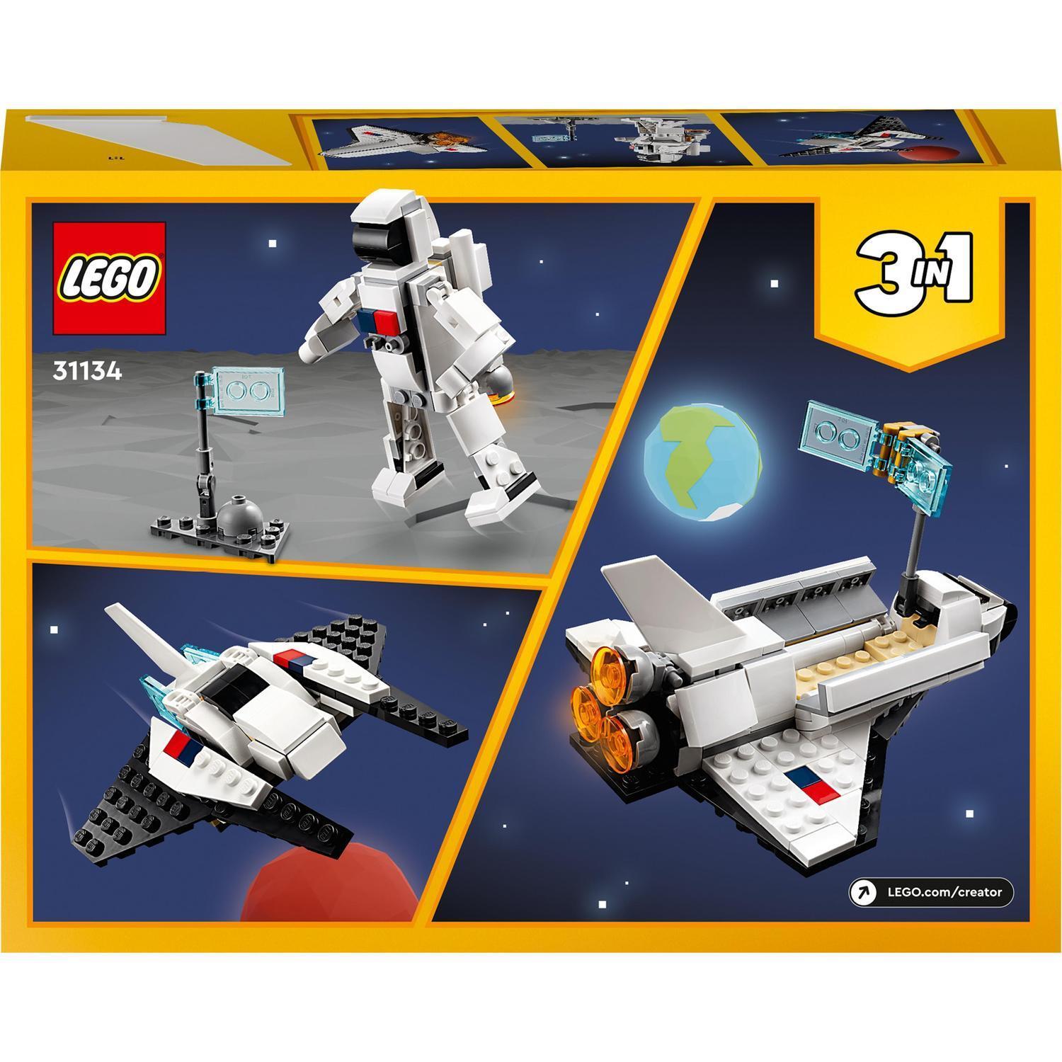 Voir la diapositive 8 : LEGO Creator 3-en-1 31134 La Navette Spatiale, Jouet Figurine Astronaute avec Vaisseau, Enfants 6 Ans