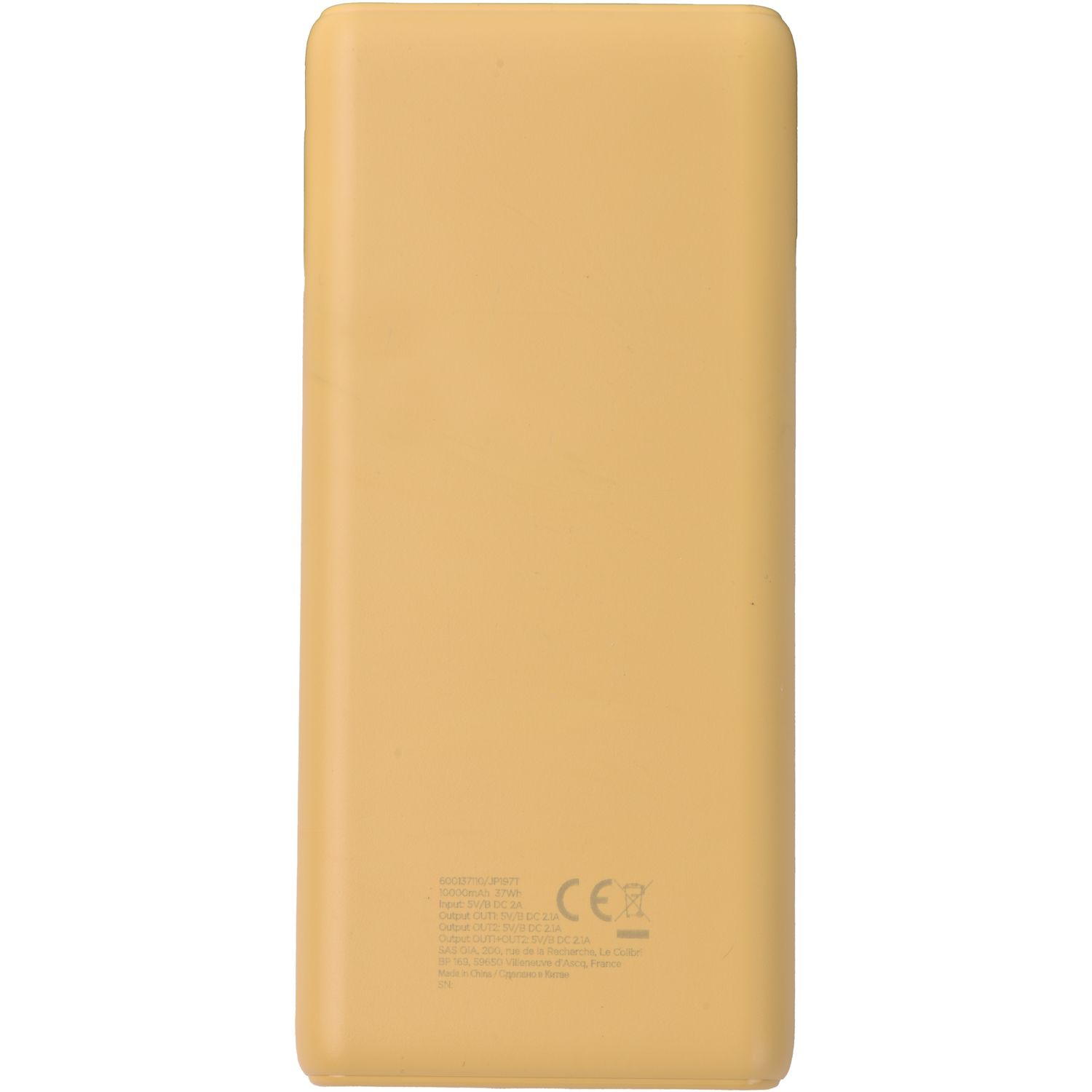Voir la diapositive 3 : QILIVE Batterie de secours 10 000mAh - Jaune