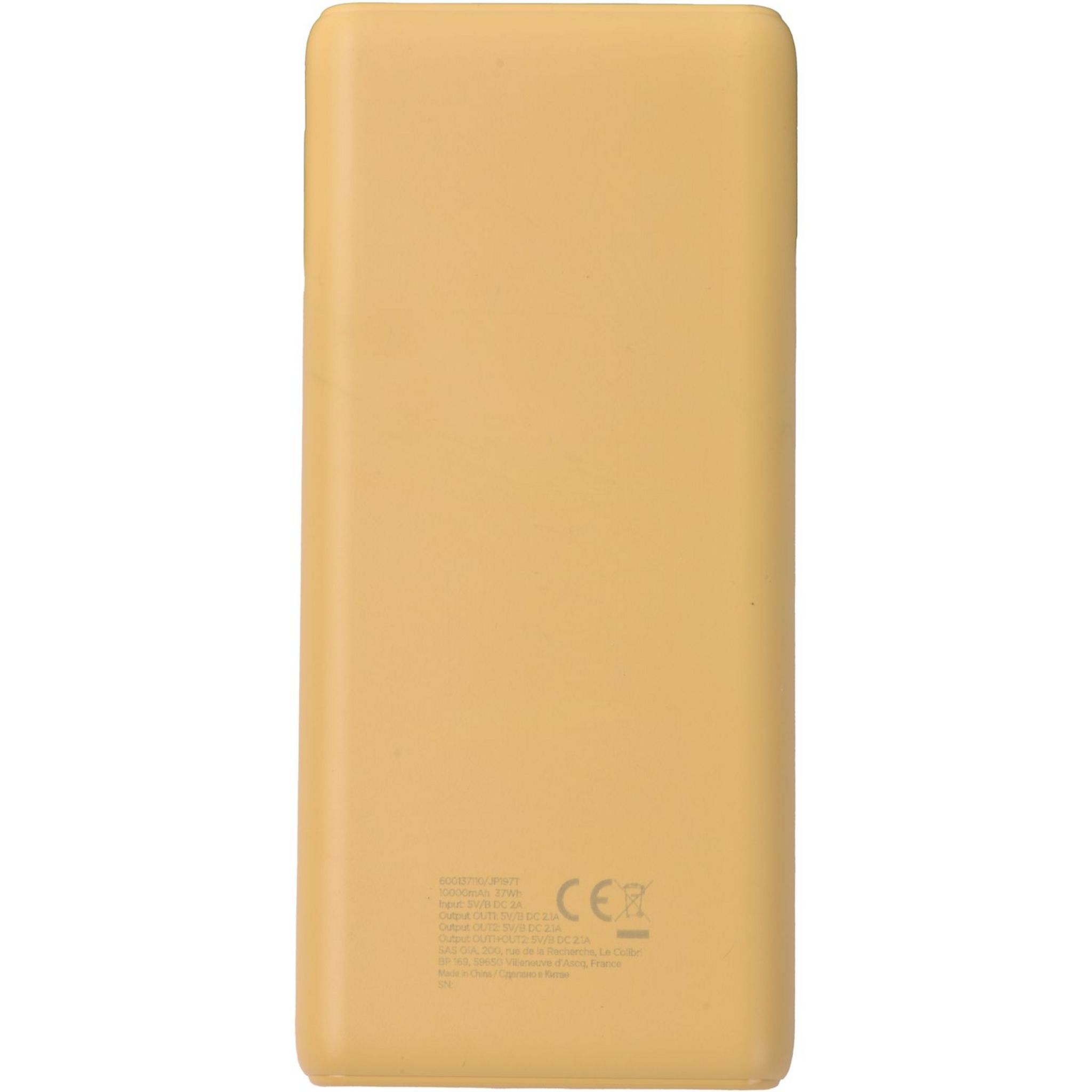 Voir la diapositive 3 : QILIVE Batterie de secours 10 000mAh - Jaune