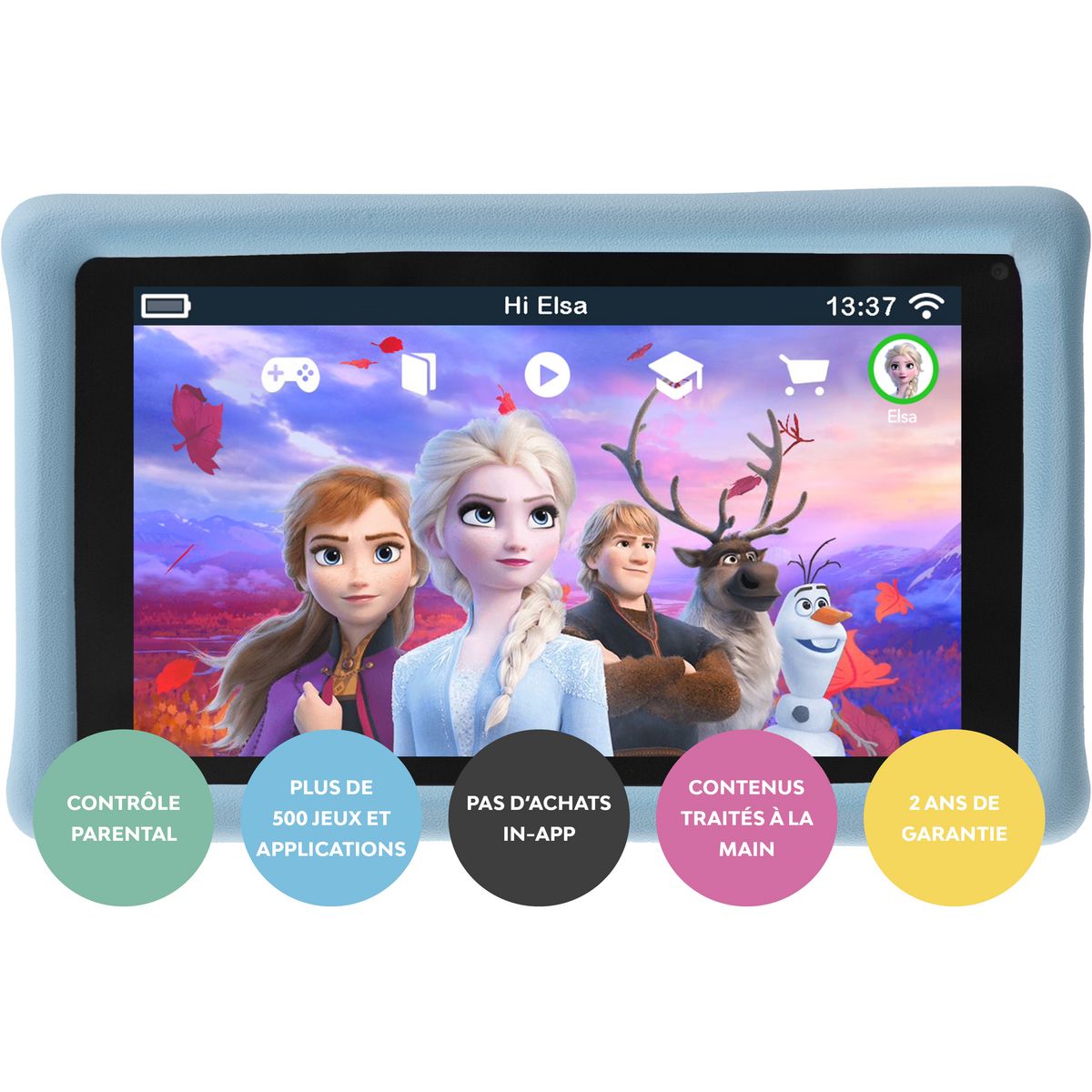 PEBBLE Tablette tactile Disney La Reine des Neiges