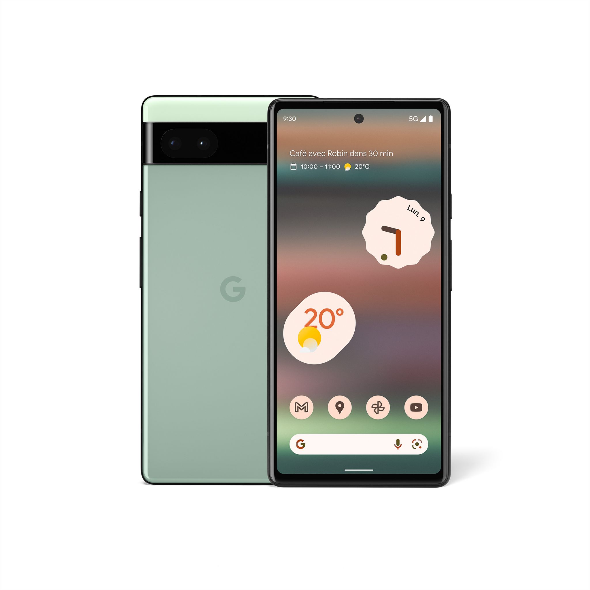 Voir la diapositive 1 : GOOGLE Pixel 6A 128Go - Vert