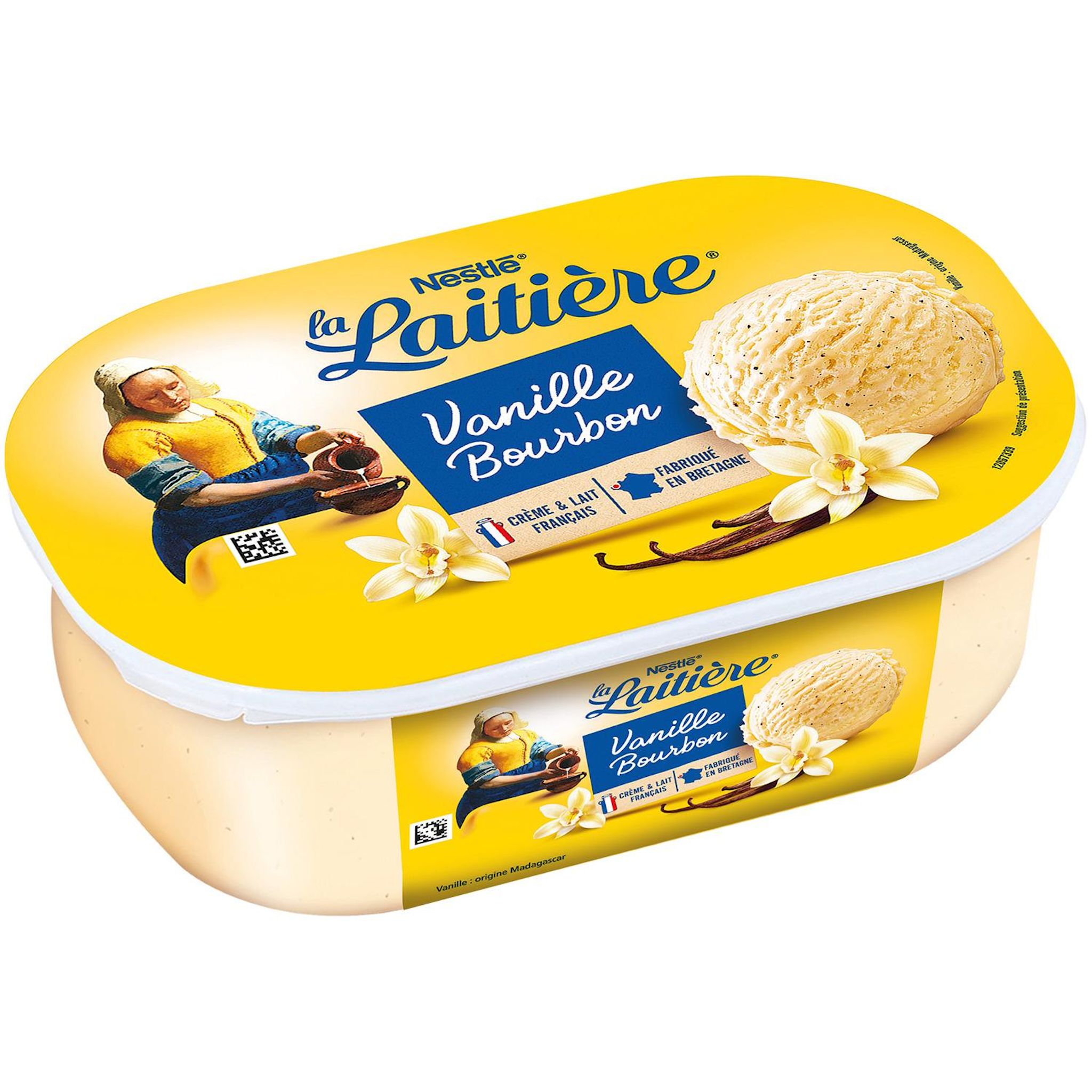 LA LAITIERE Bac vanille bourbon 490g