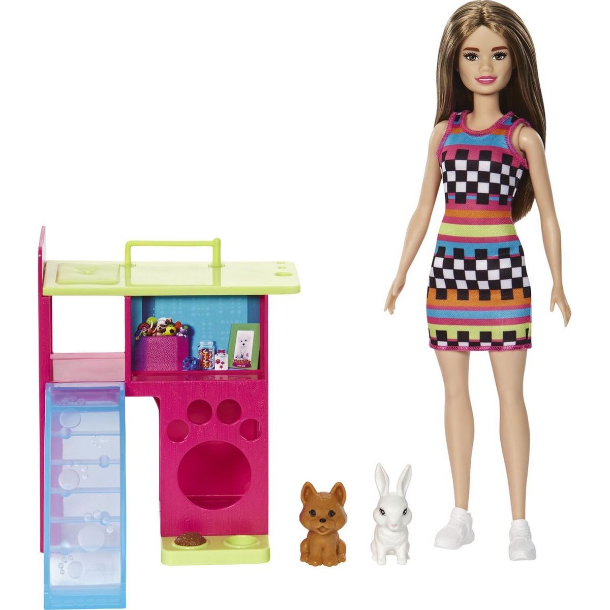MATTEL Poupée Barbie et animaux