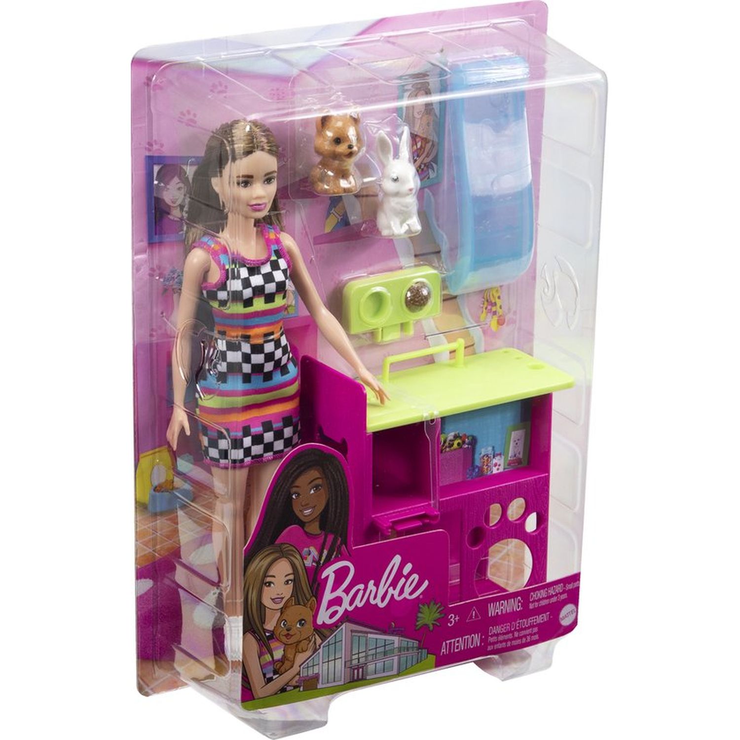 Voir la diapositive 4 : MATTEL Poupée Barbie et animaux