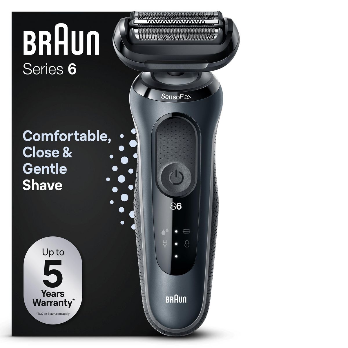 BRAUN Rasoir électrique S6 61-N1000S - Gris