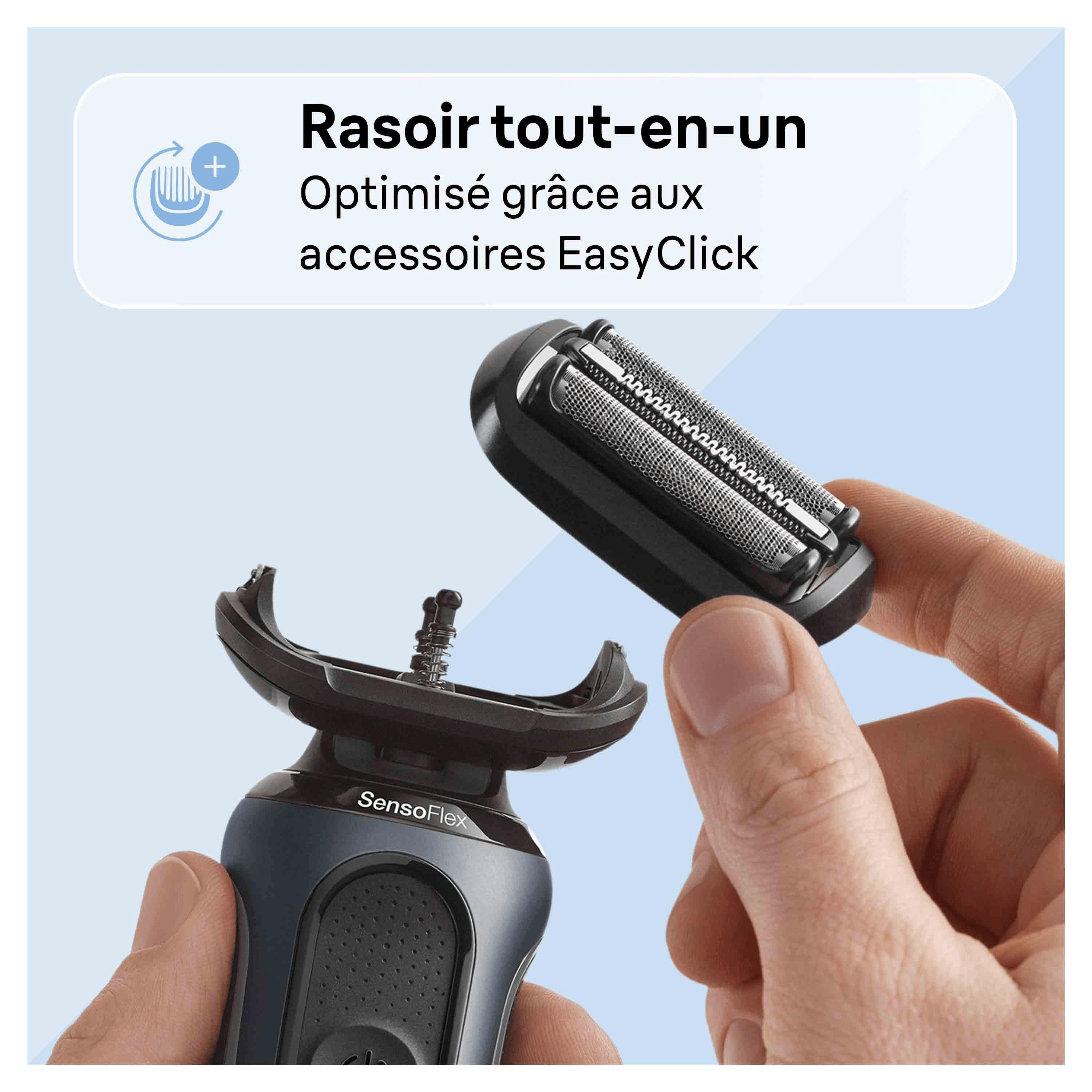 Voir la diapositive 5 : BRAUN Rasoir électrique S6 61-N1000S - Gris