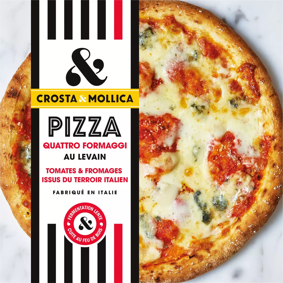 CROSTA & MOLLICA Pizza 4 fromages 423g