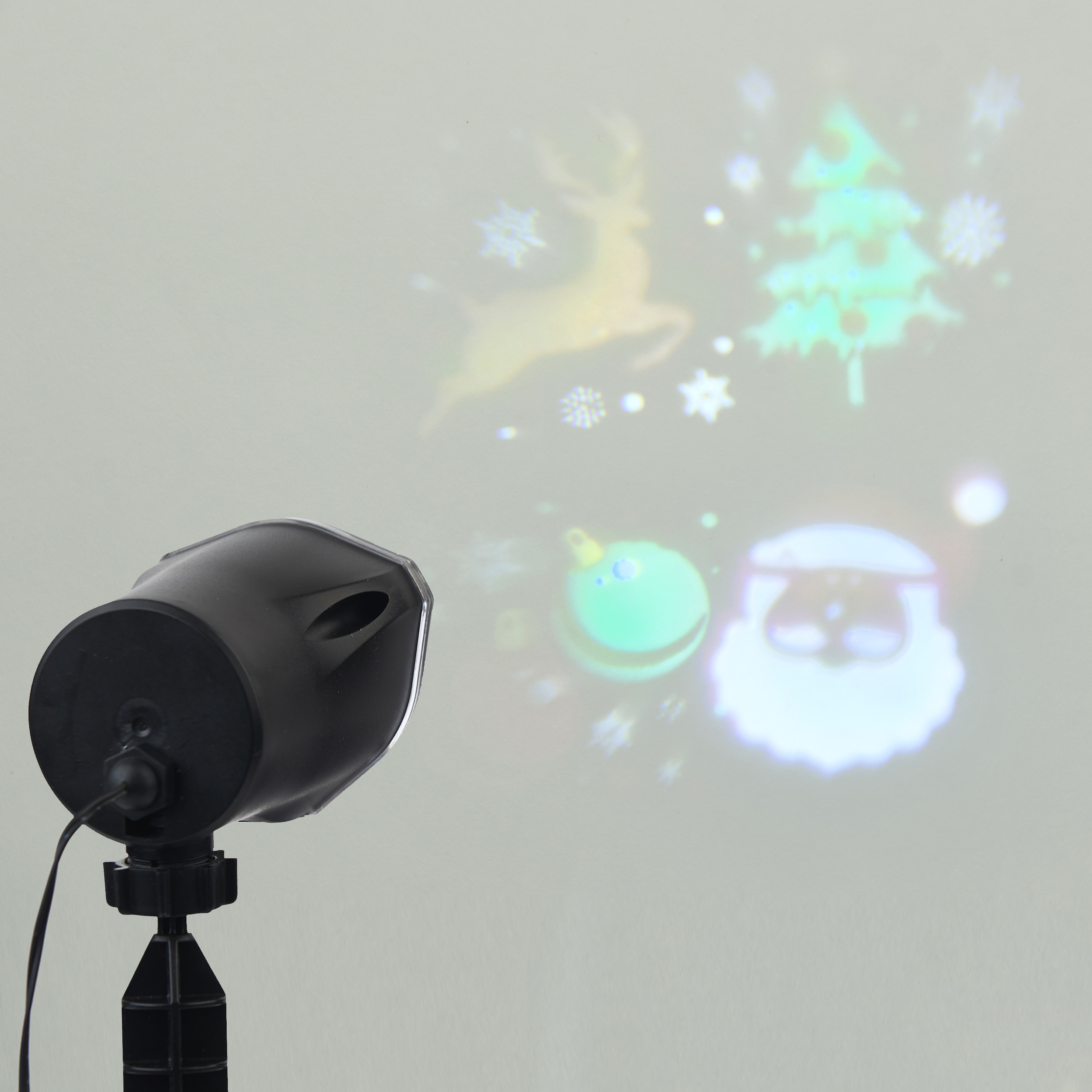 Voir la diapositive 3 : ACTUEL Projecteur extérieur LED - 4 motifs de Noël