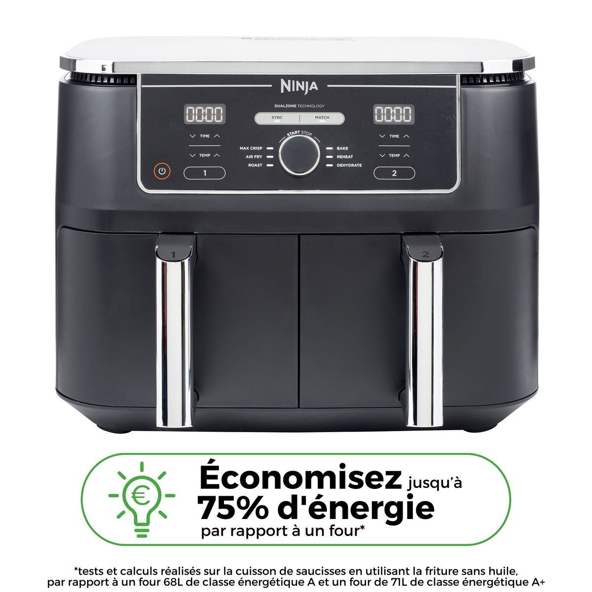 NINJA Friteuse électrique sans huile à air chaud AF400EU - Noir